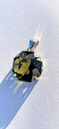 Octagon Cut Moldavite Gemstone In 925 Silver #27 - 5.81ct