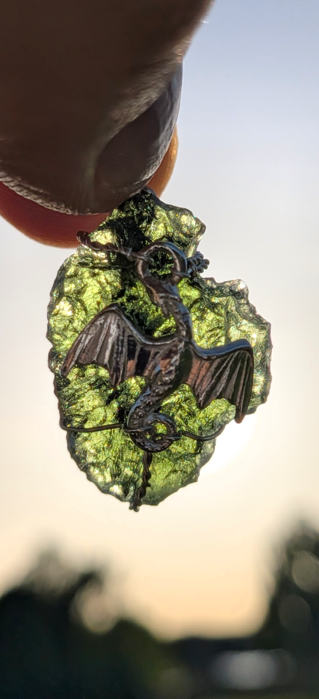 Dragon Pendant - Marouskovo Pole - 925 Silver. 3.74g #34