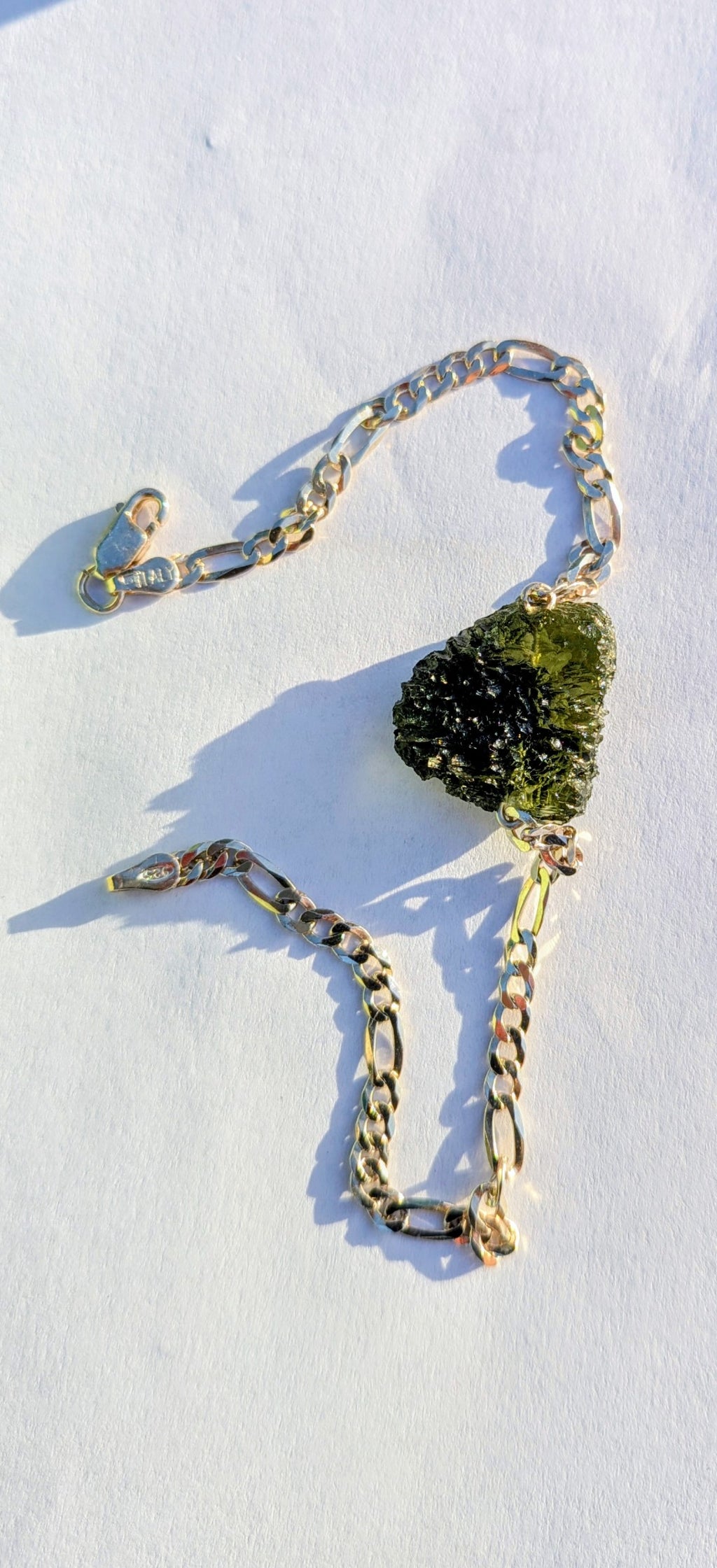 Freeform Bracelet, Italian 925 Silver, Nesmen 3,15g #45