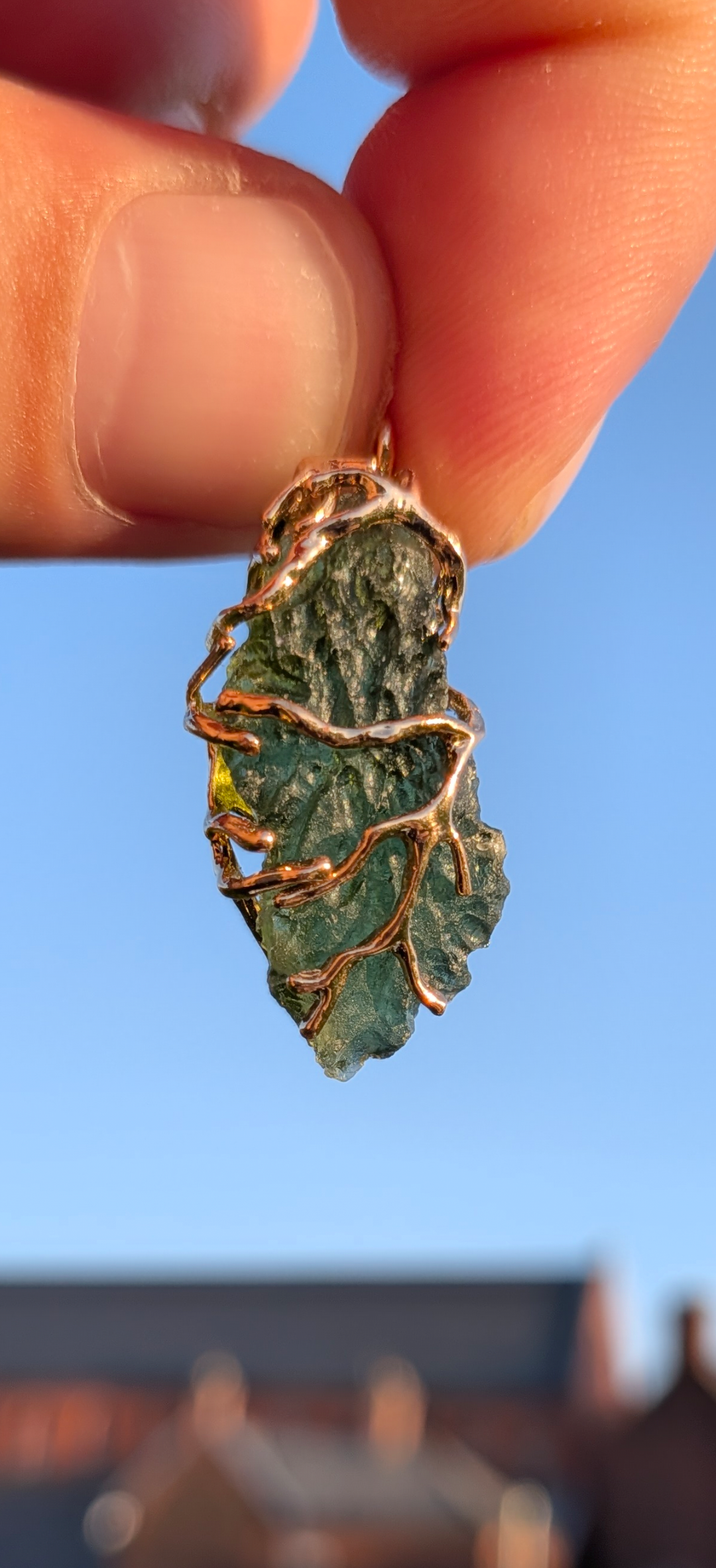 Gold Plated Surgical Steel Pendant 2,67g #65