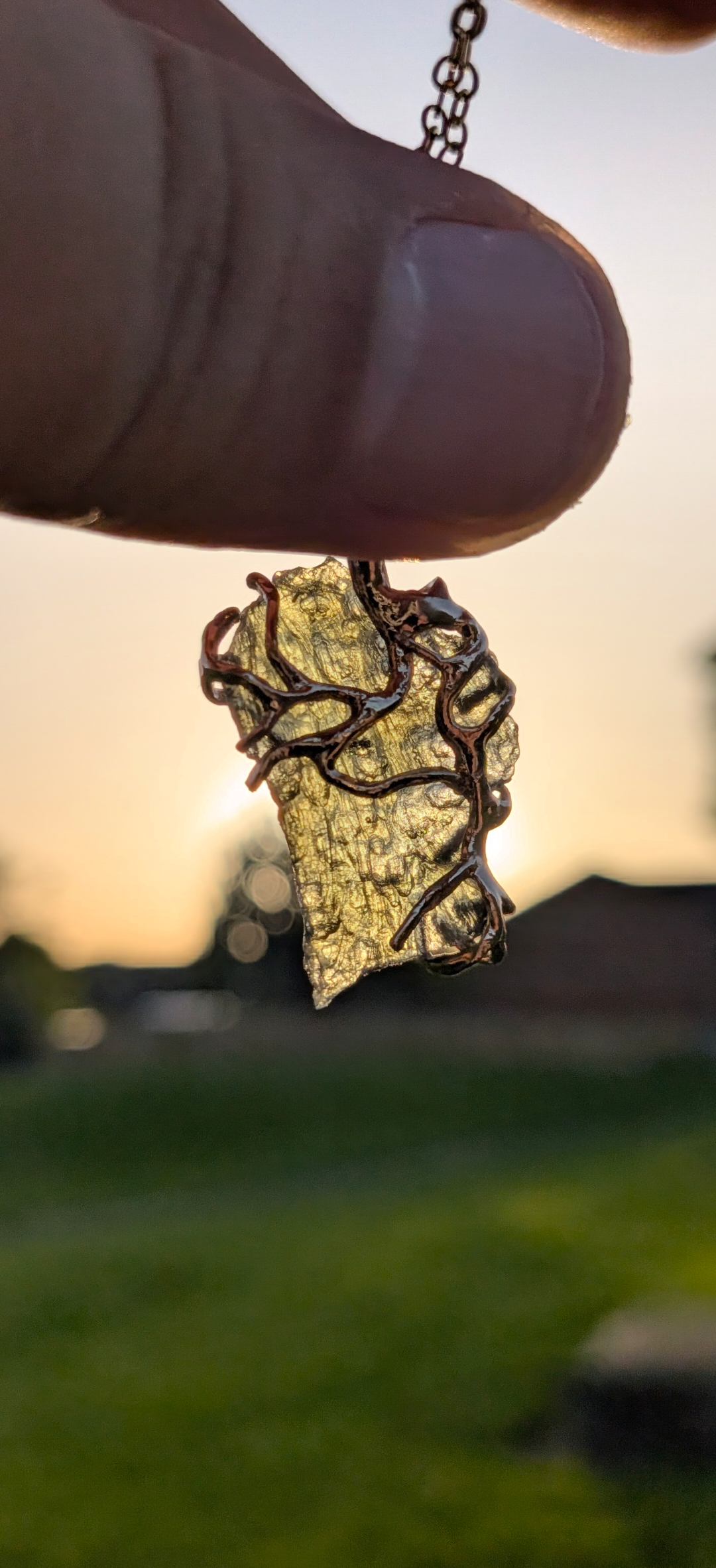 Gold Plated Surgical Steel Pendant 1,45g #68