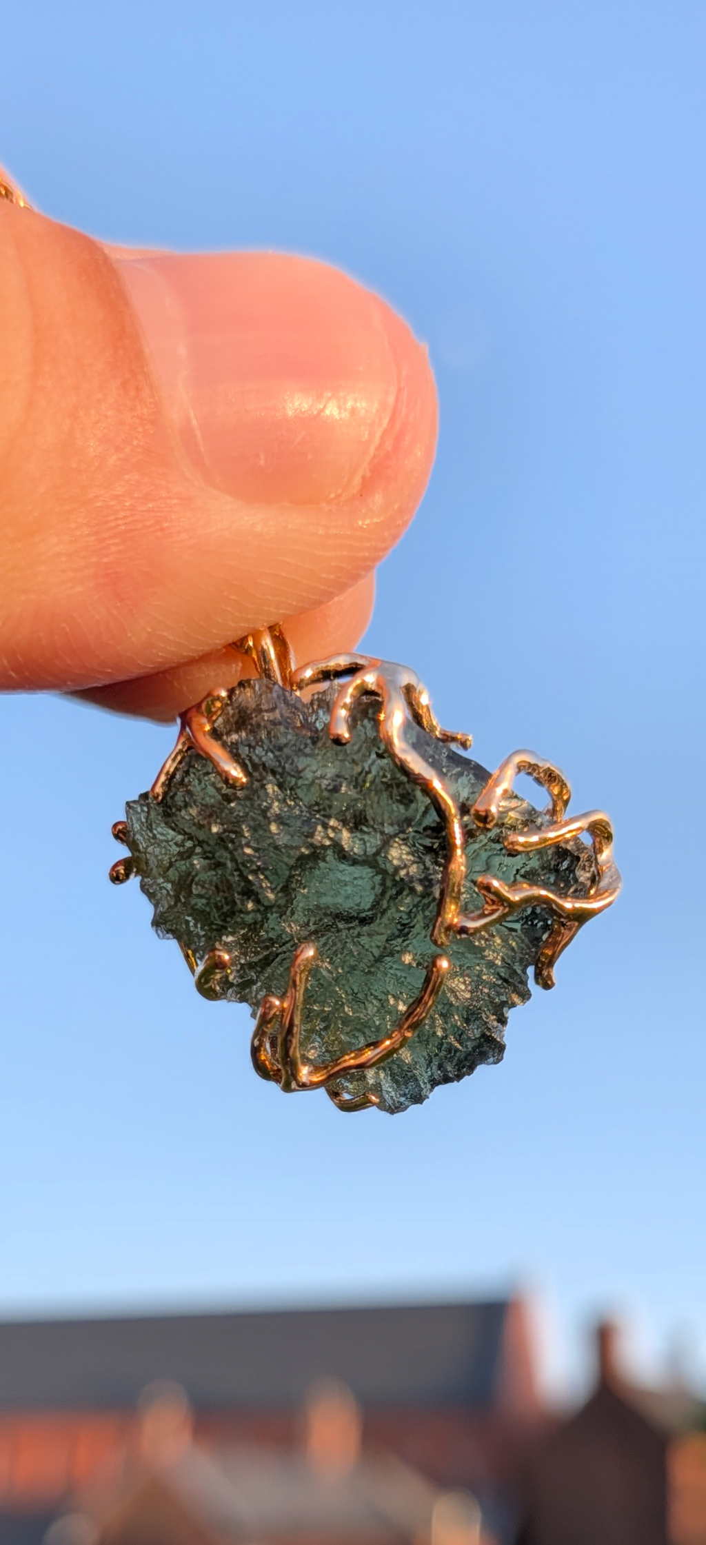 Gold Plated Surgical Steel Pendant 3,22g #71