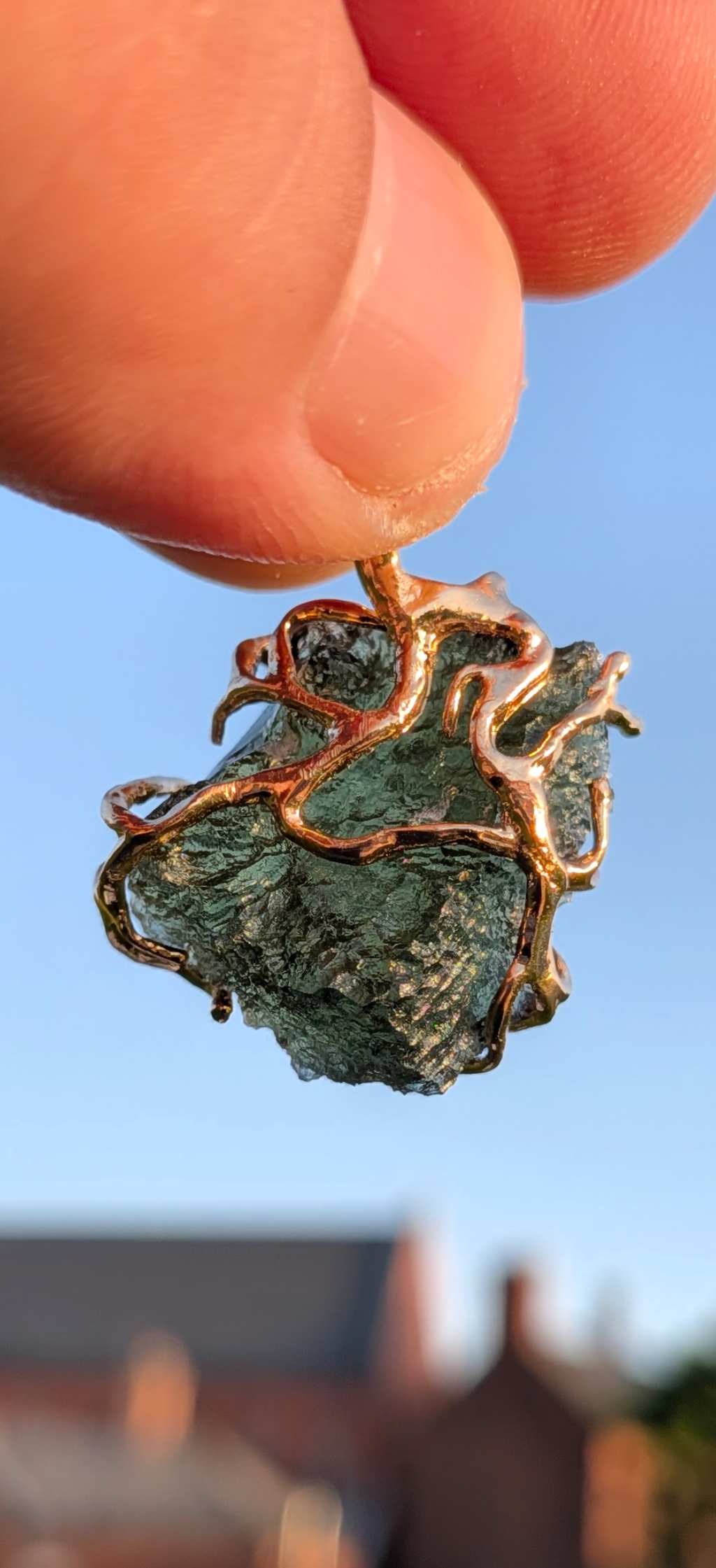 Gold Plated Surgical Steel Pendant 3,22g #71