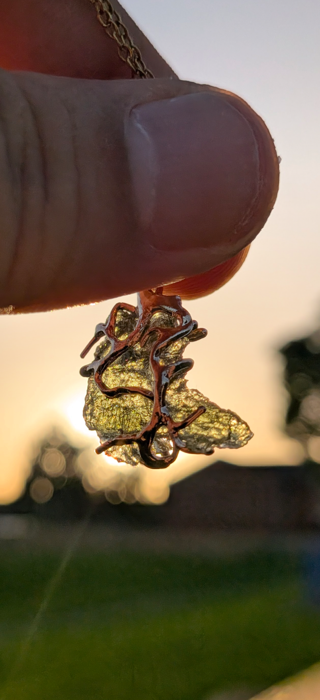 Gold Plated Surgical Steel Pendant 1,08g #72