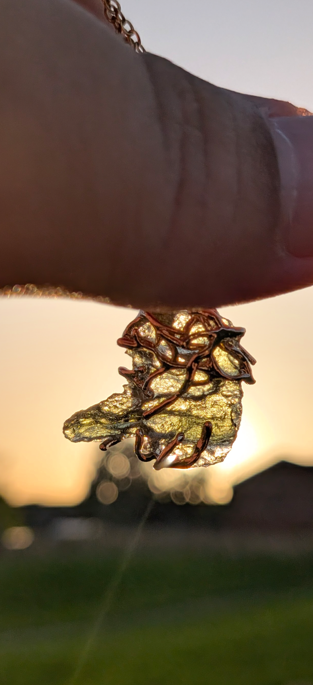 Gold Plated Surgical Steel Pendant 1,08g #72