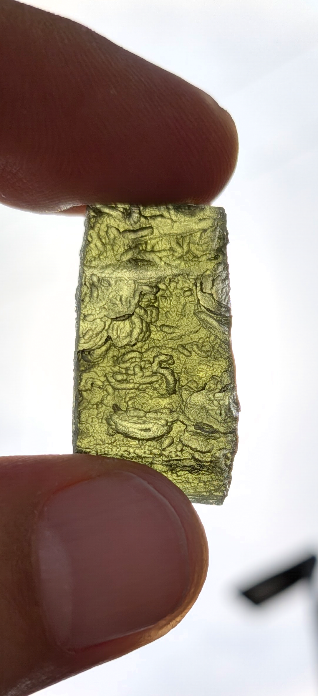 A++ Grade Moldavite From Nesmen - Zahrada #45- 6g