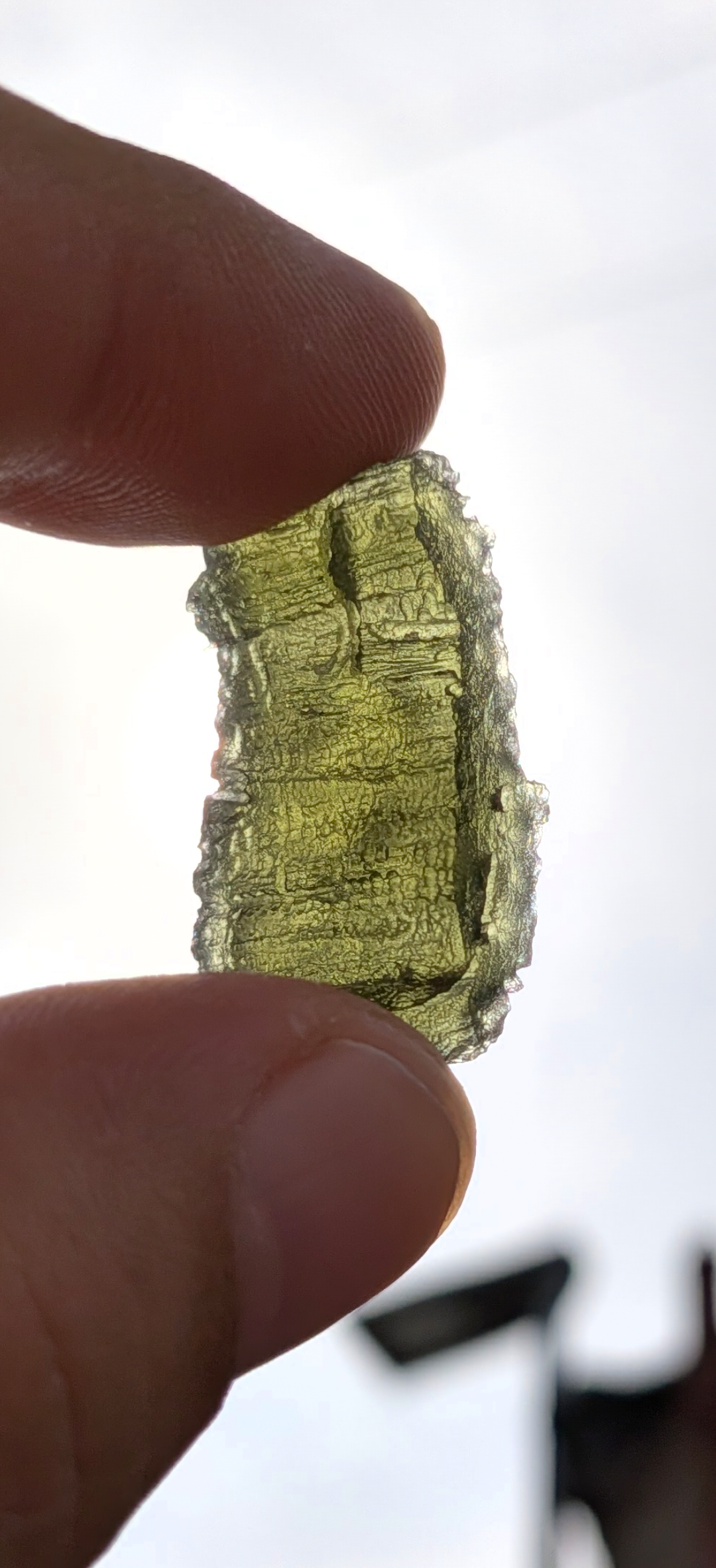 A++ Grade Moldavite From Nesmen - Zahrada #45- 6g