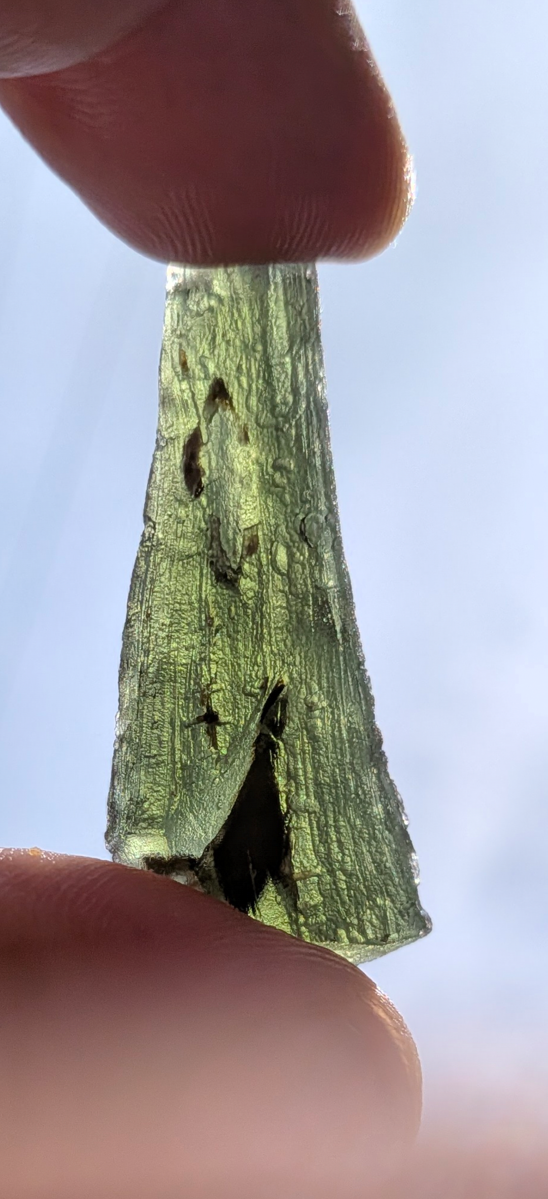 A++ Grade Moldavite From Nesmen - Zahrada #56 - 6,48g