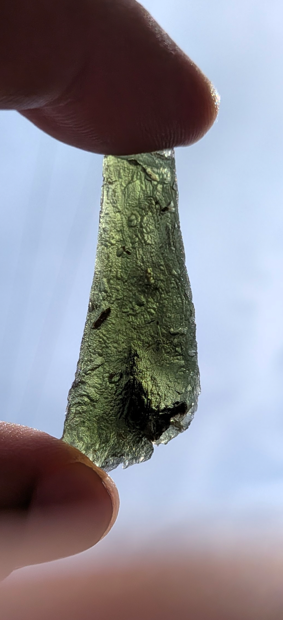 A++ Grade Moldavite From Nesmen - Zahrada #56 - 6,48g