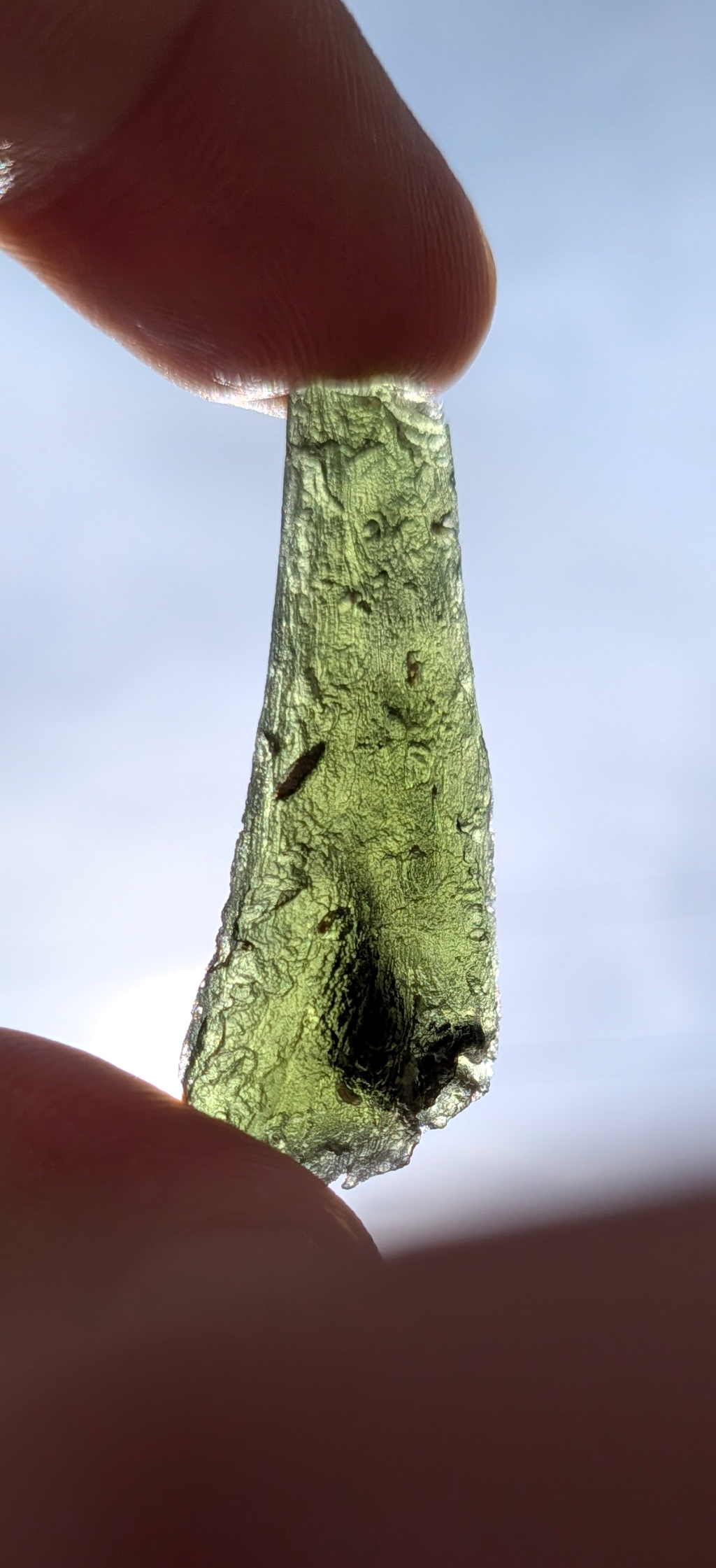A++ Grade Moldavite From Nesmen - Zahrada #56 - 6,48g
