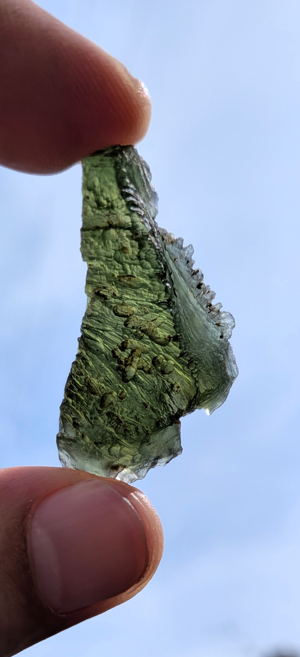 A+++ Grade Moldavite From Habri #66 - 8.04g