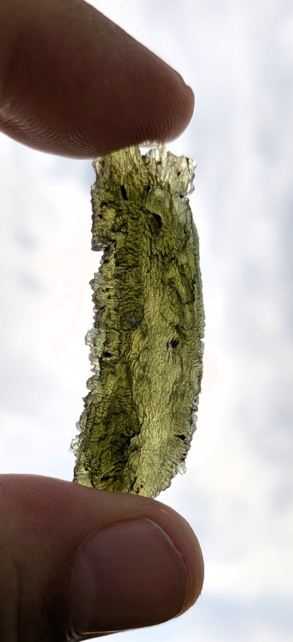 A++ Grade Moldavite From Nesmen - Louka #73 - 6,23g