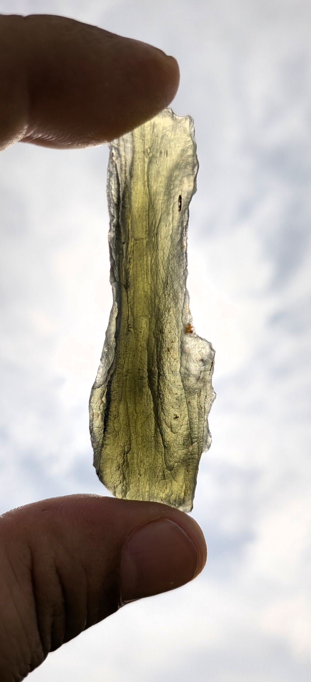 A+++ Grade Moldavite From Dolni Chrastany #77 - 15,01g