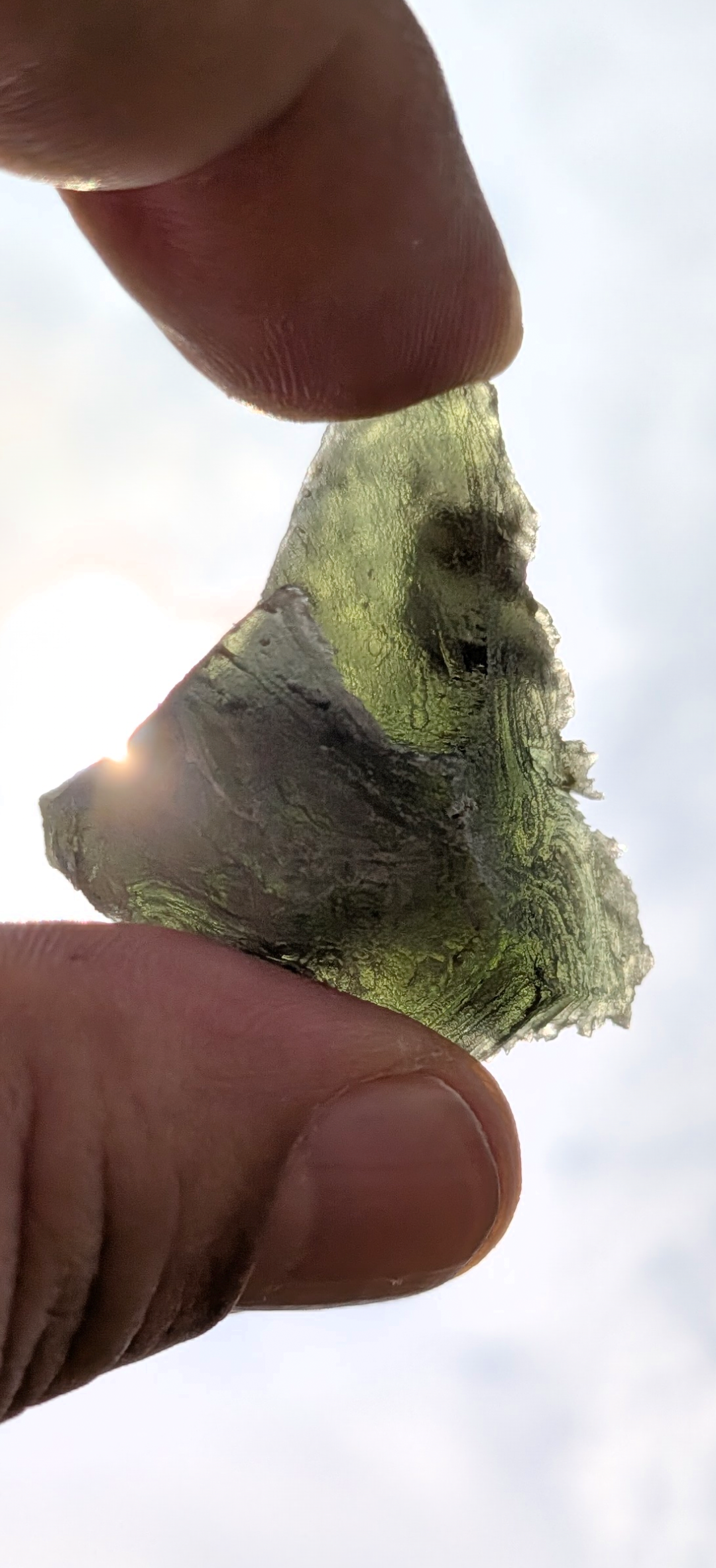 A+++ Grade Frosty Moldavite From Bartochov #80- 13,39g