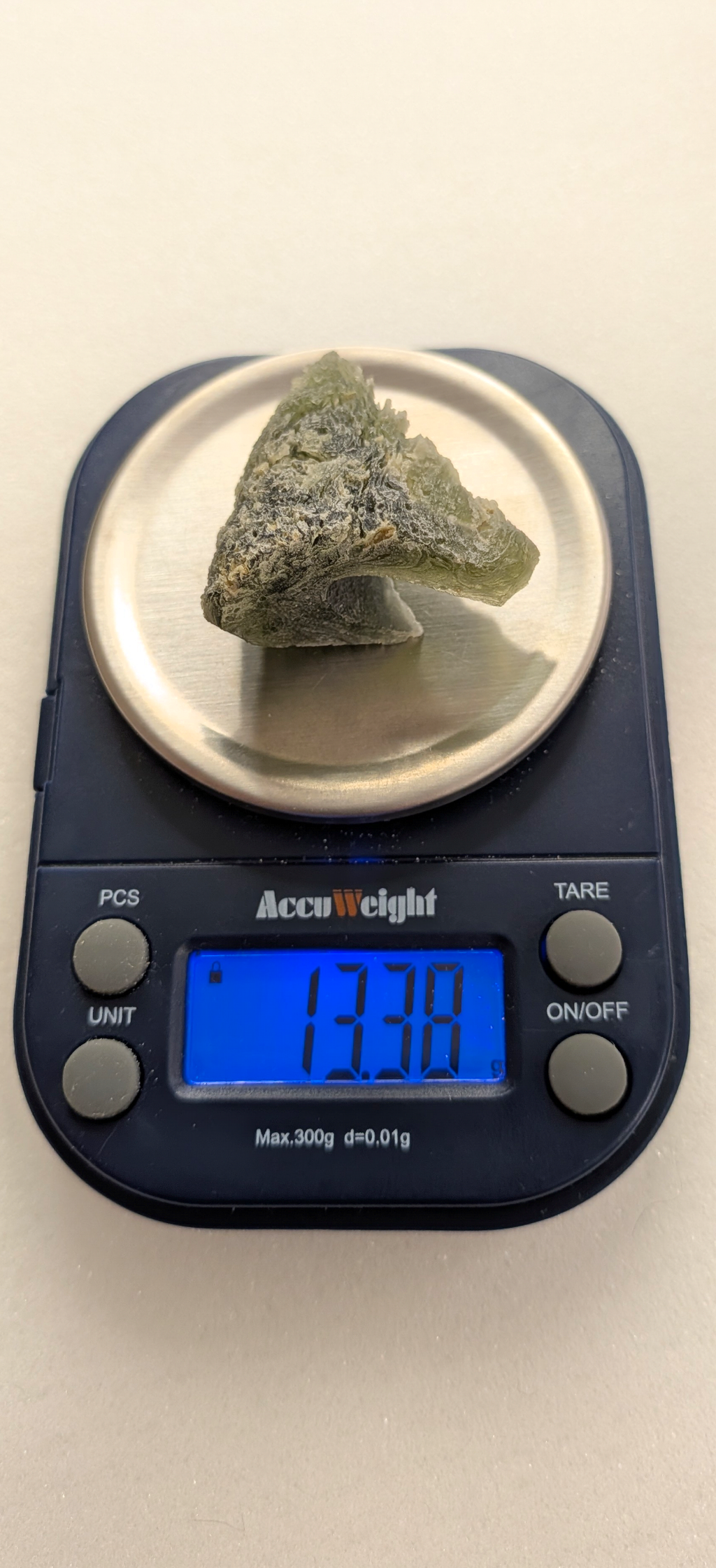 A+++ Grade Frosty Moldavite From Bartochov #80- 13,39g