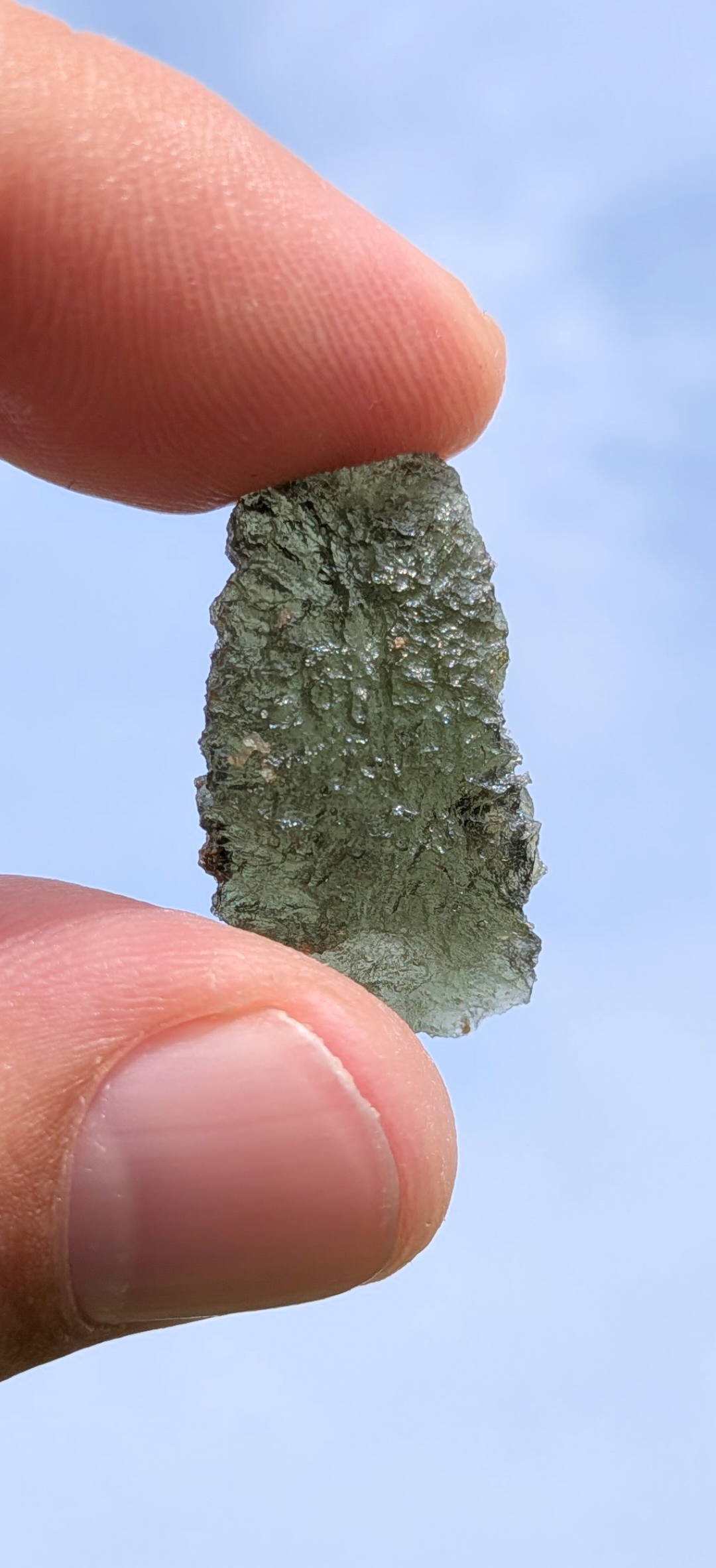 A+ Grade Moldavite From Marouskovo Pole #85 - 2,26g