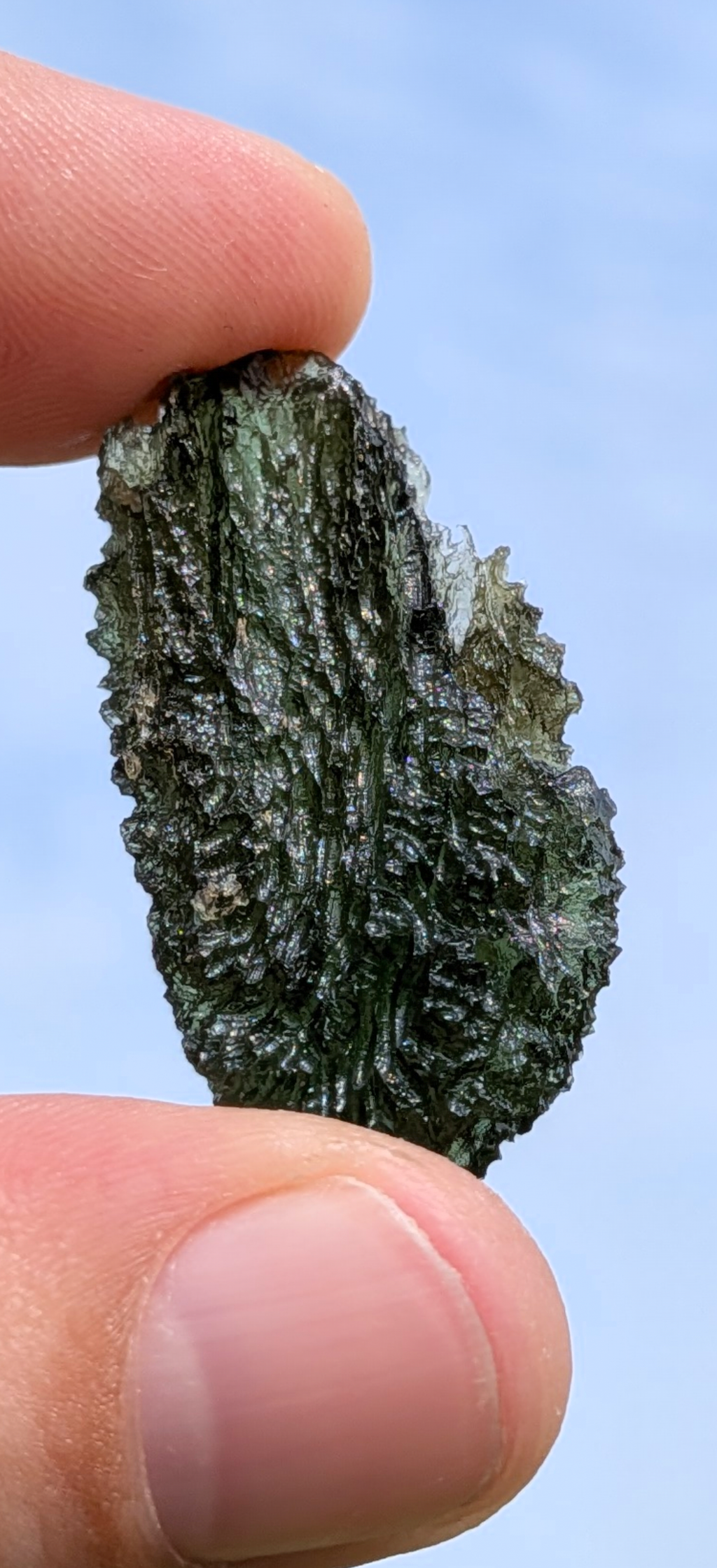 A++ Grade Moldavite From Nesmen Forest #87 - 9,16g
