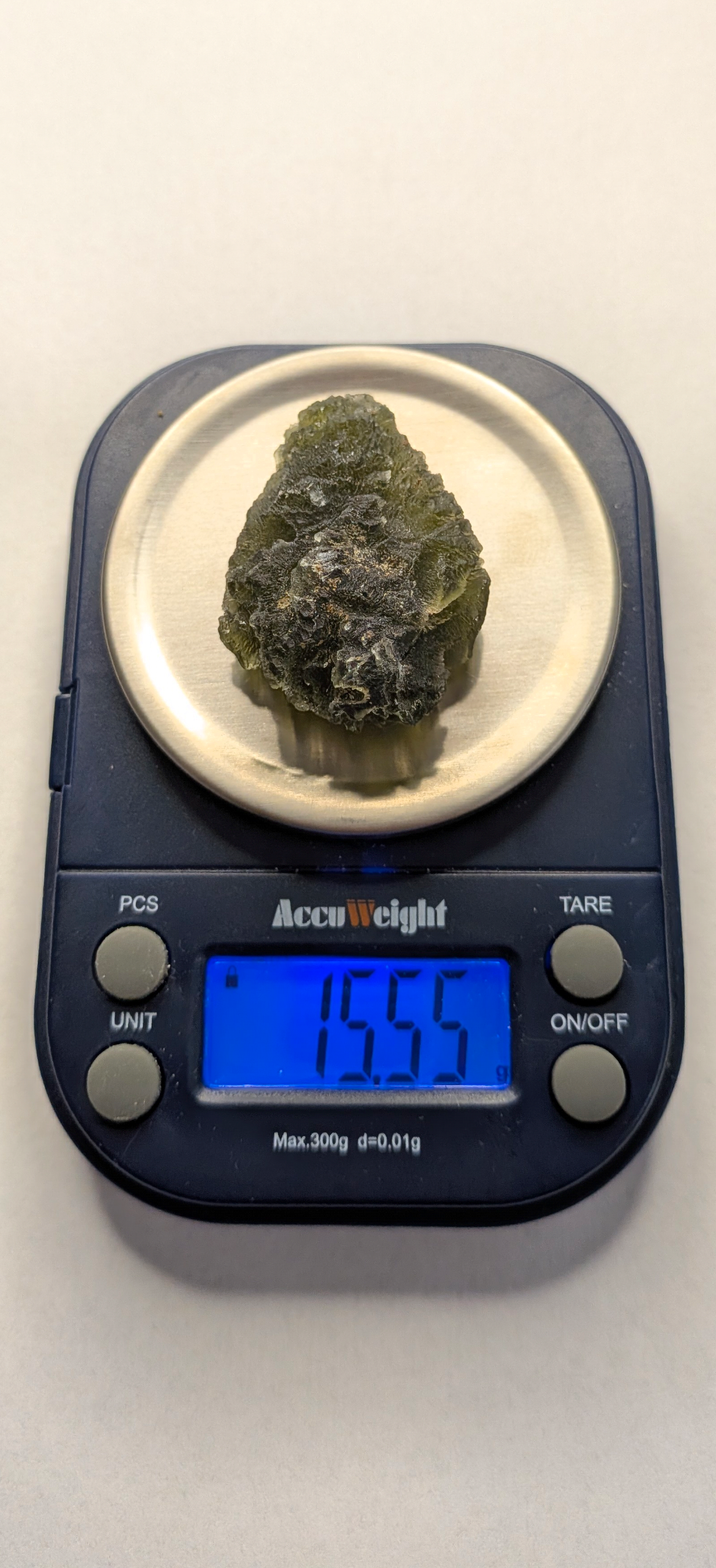 A+++ Grade Frosty Moldavite From Brusna #115 - 15.55g