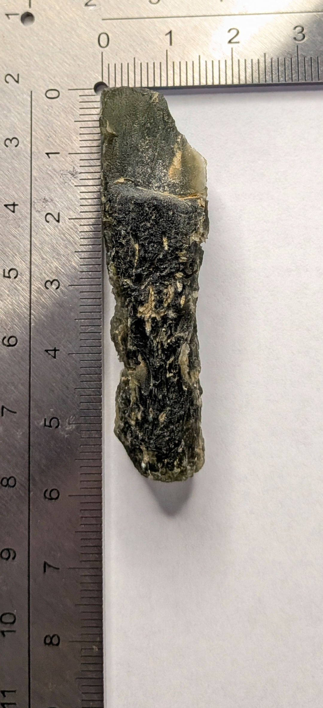 A+++ Grade Moldavite From Nesmen - Zahrada #131 - 12.87g