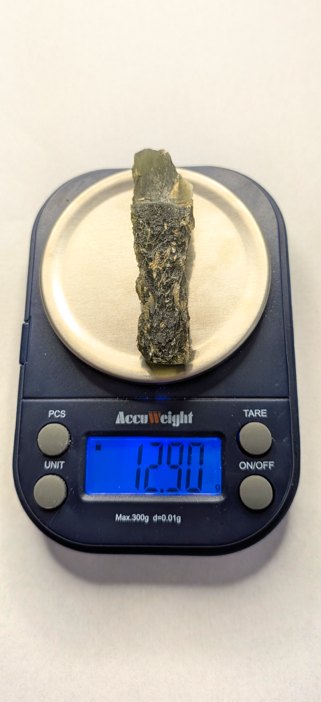A+++ Grade Moldavite From Nesmen - Zahrada #131 - 12.87g