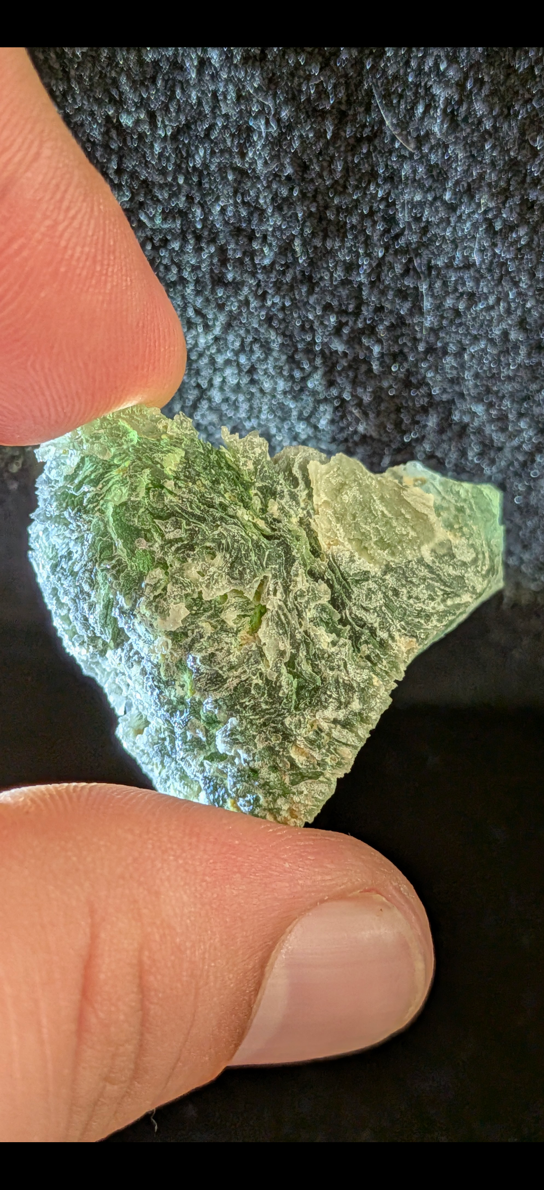 A+++ Grade Frosty Moldavite From Bartochov #80- 13,39g