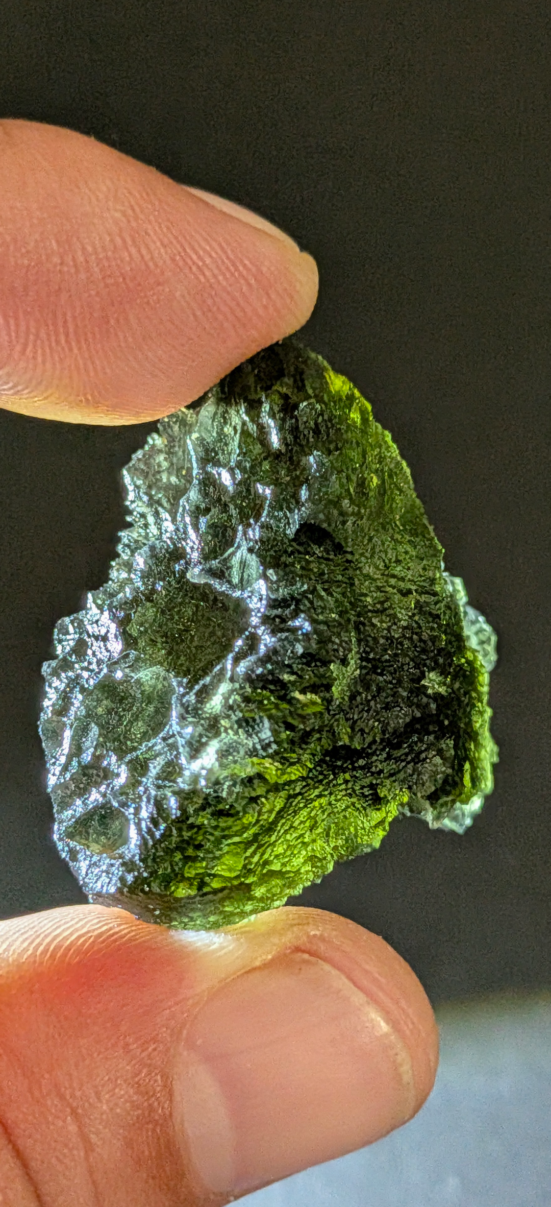 A+++ Grade Moldavite From Dolni Chrastany #83 - 13,64g