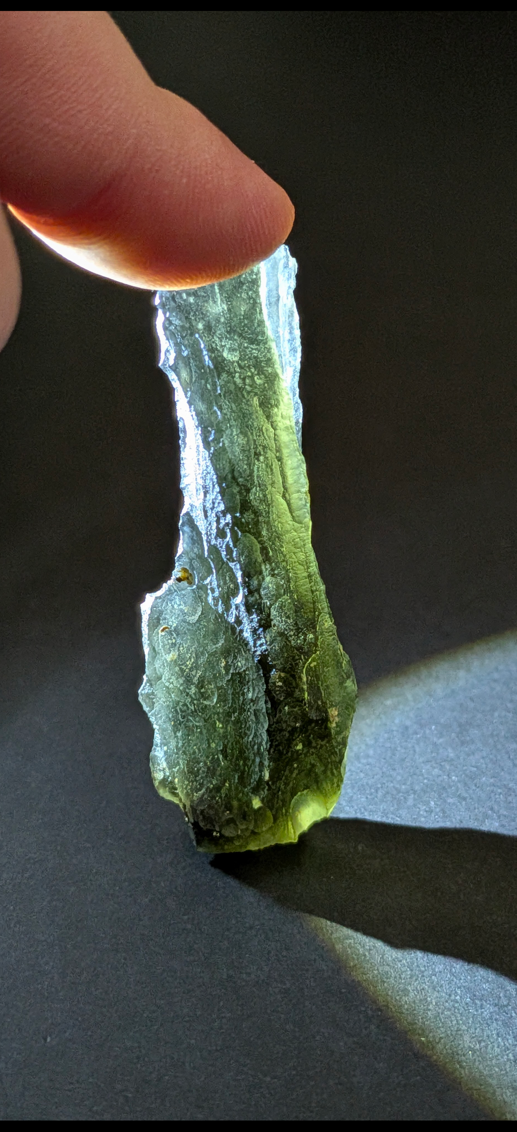 A+++ Grade Moldavite From Dolni Chrastany #77 - 15,01g