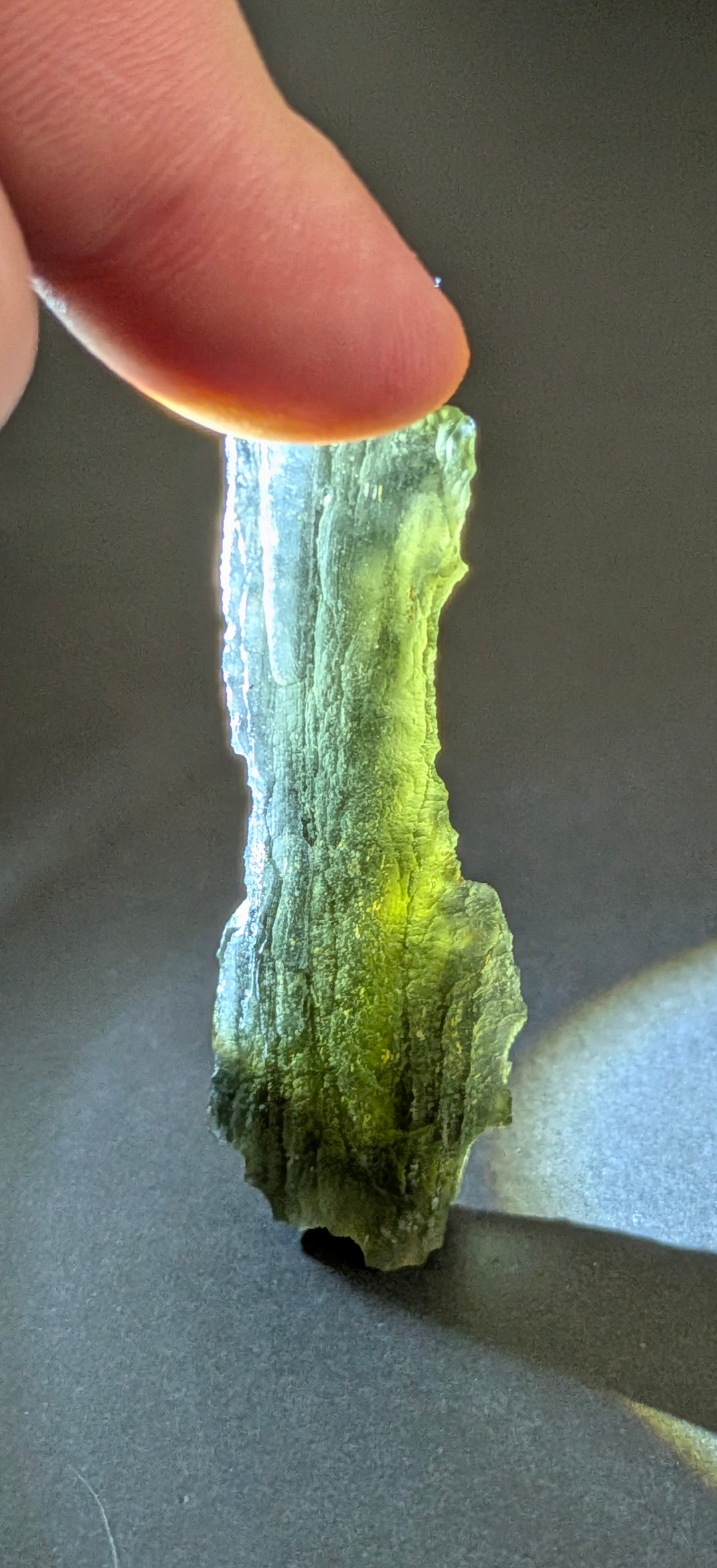 A+++ Grade Moldavite From Dolni Chrastany #77 - 15,01g