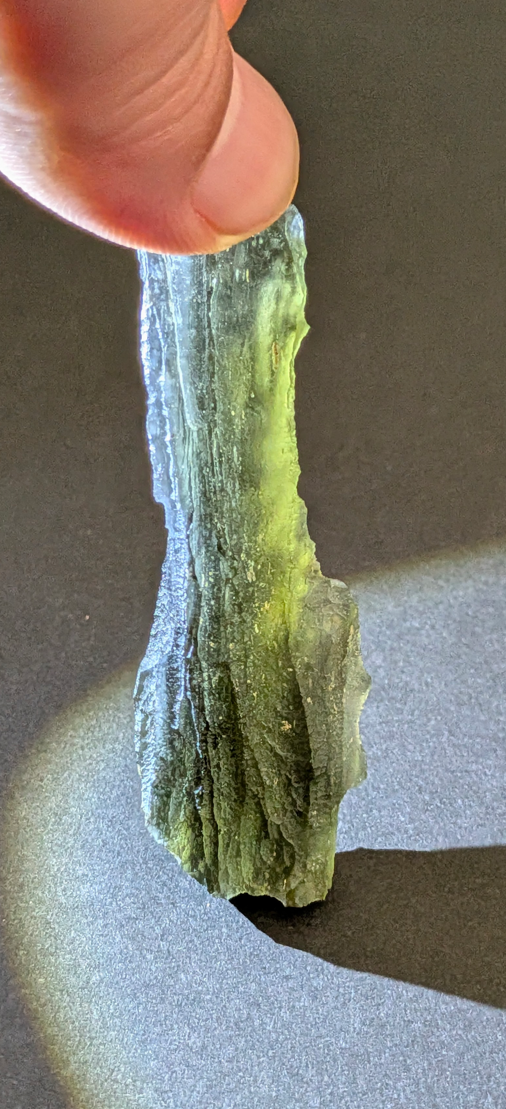 A+++ Grade Moldavite From Dolni Chrastany #77 - 15,01g