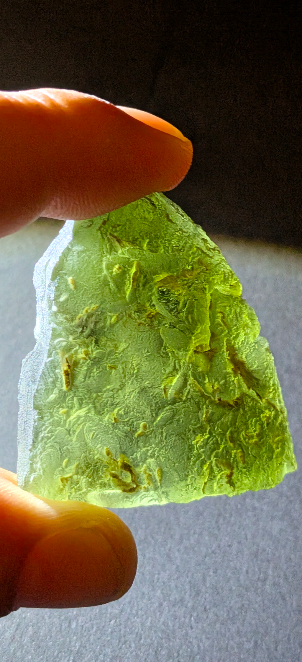 A+++ Grade Moldavite From Jankov #111 - 21.91g