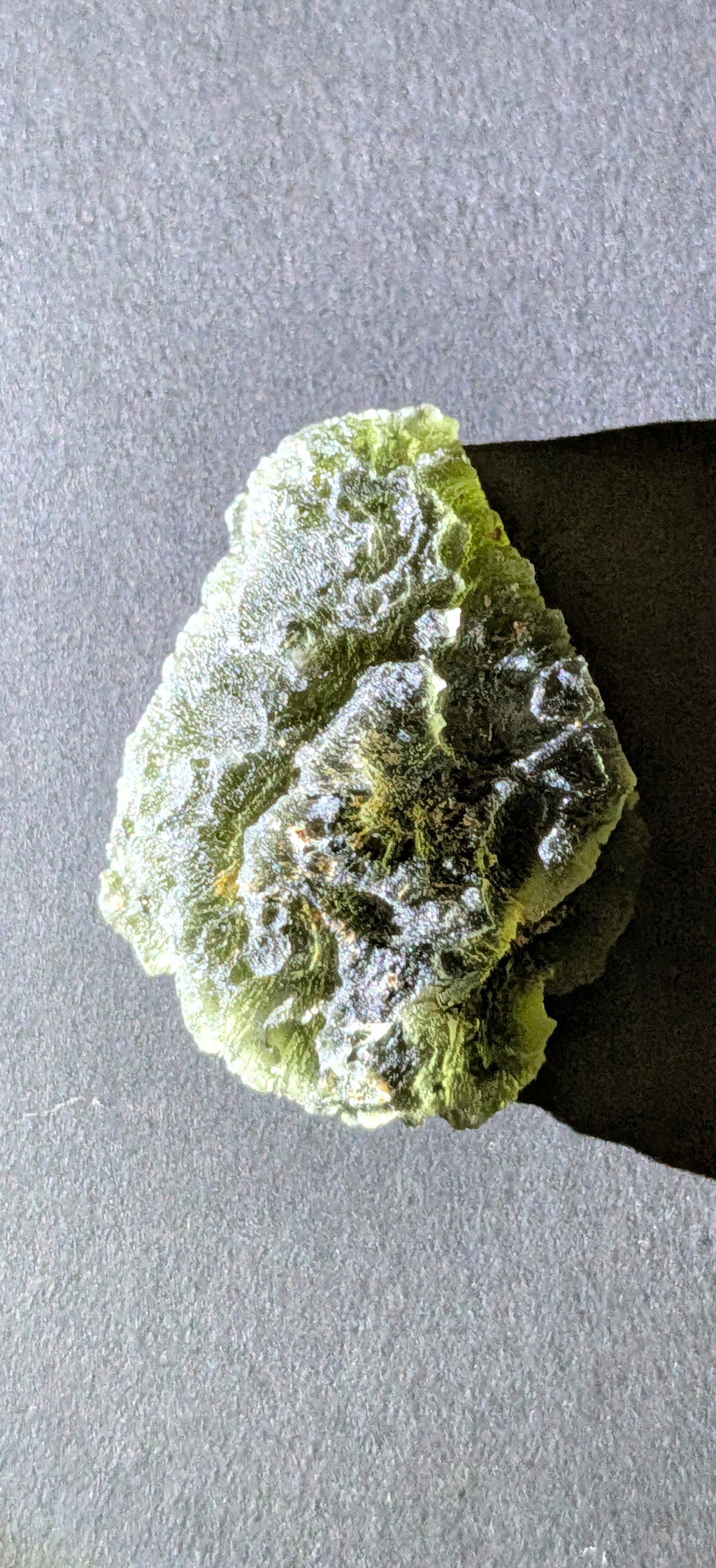 A+++ Grade Frosty Moldavite From Brusna #115 - 15.55g