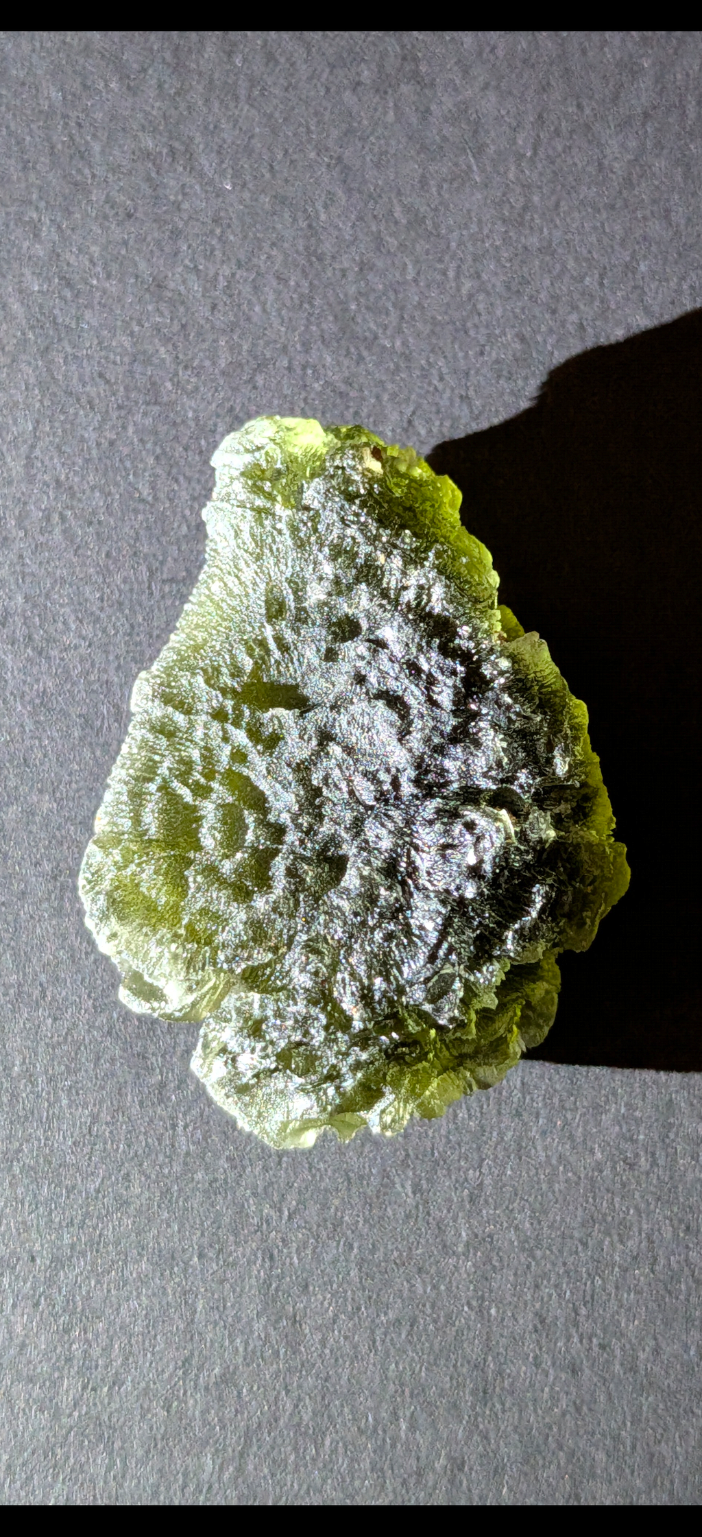 A+++ Grade Frosty Moldavite From Brusna #115 - 15.55g