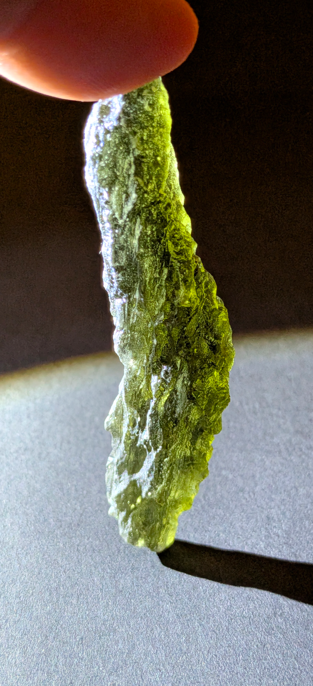 A+++ Grade Moldavite From Nesmen - Louka #125 - 11.89g