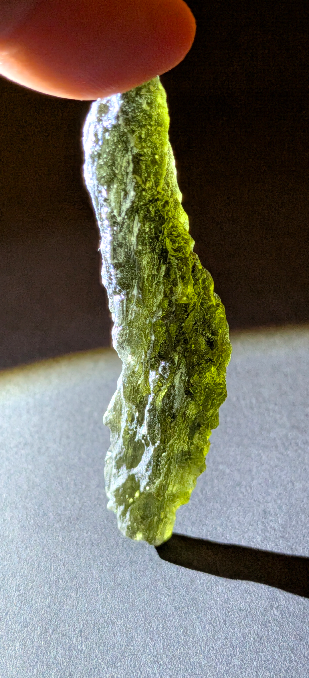 A+++ Grade Moldavite From Nesmen - Louka #125 - 11.89g