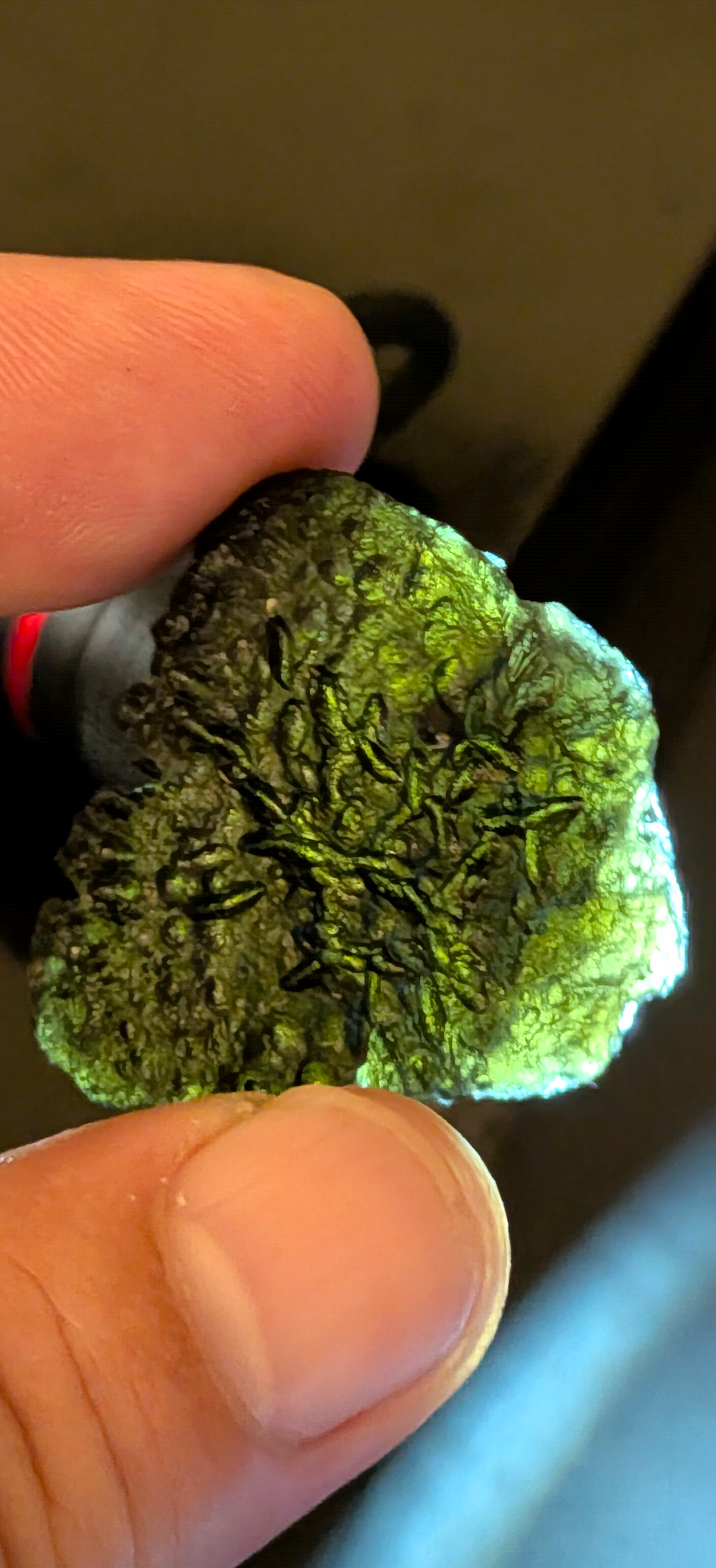 A+++ Grade Moldavite From Chlum #128 - 12.90g