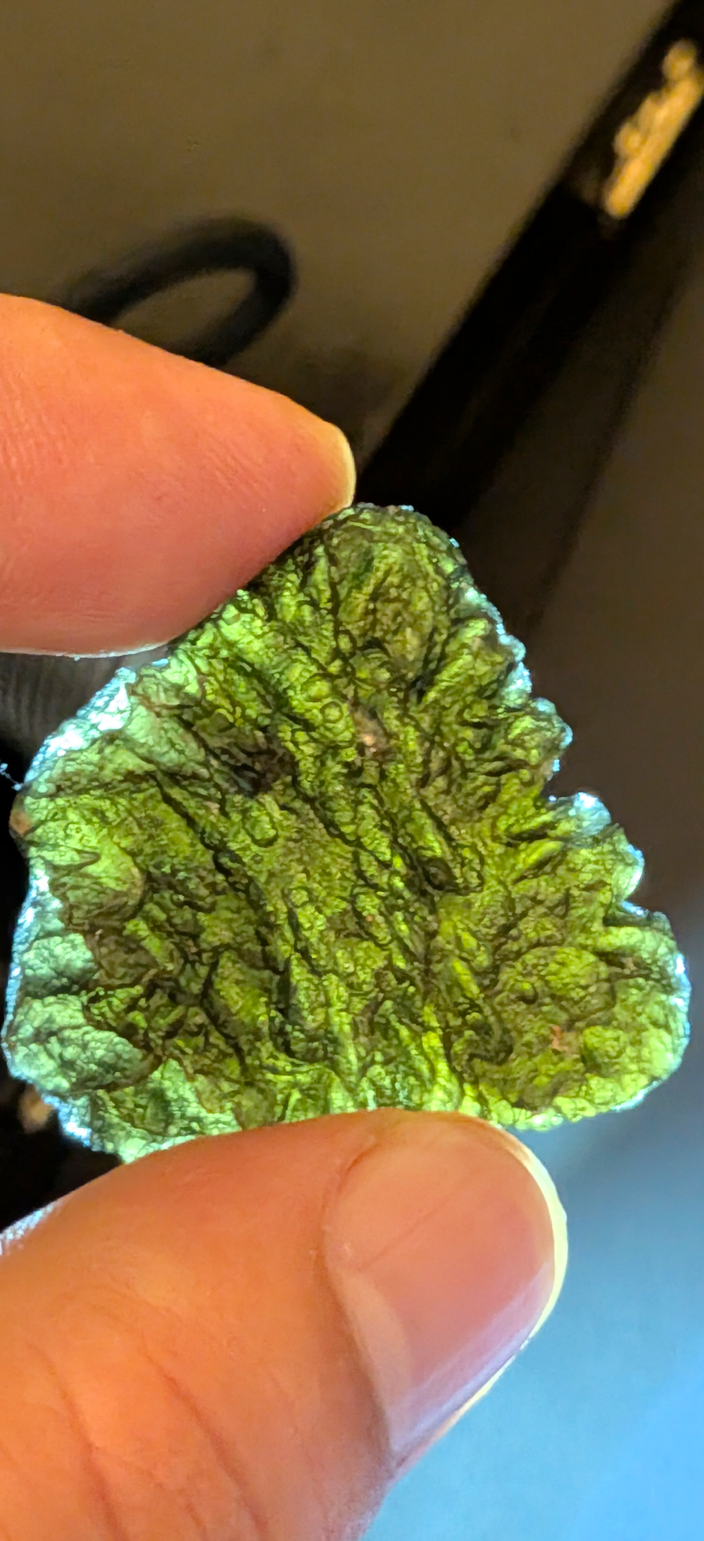 A+++ Grade Moldavite From Chlum #128 - 12.90g