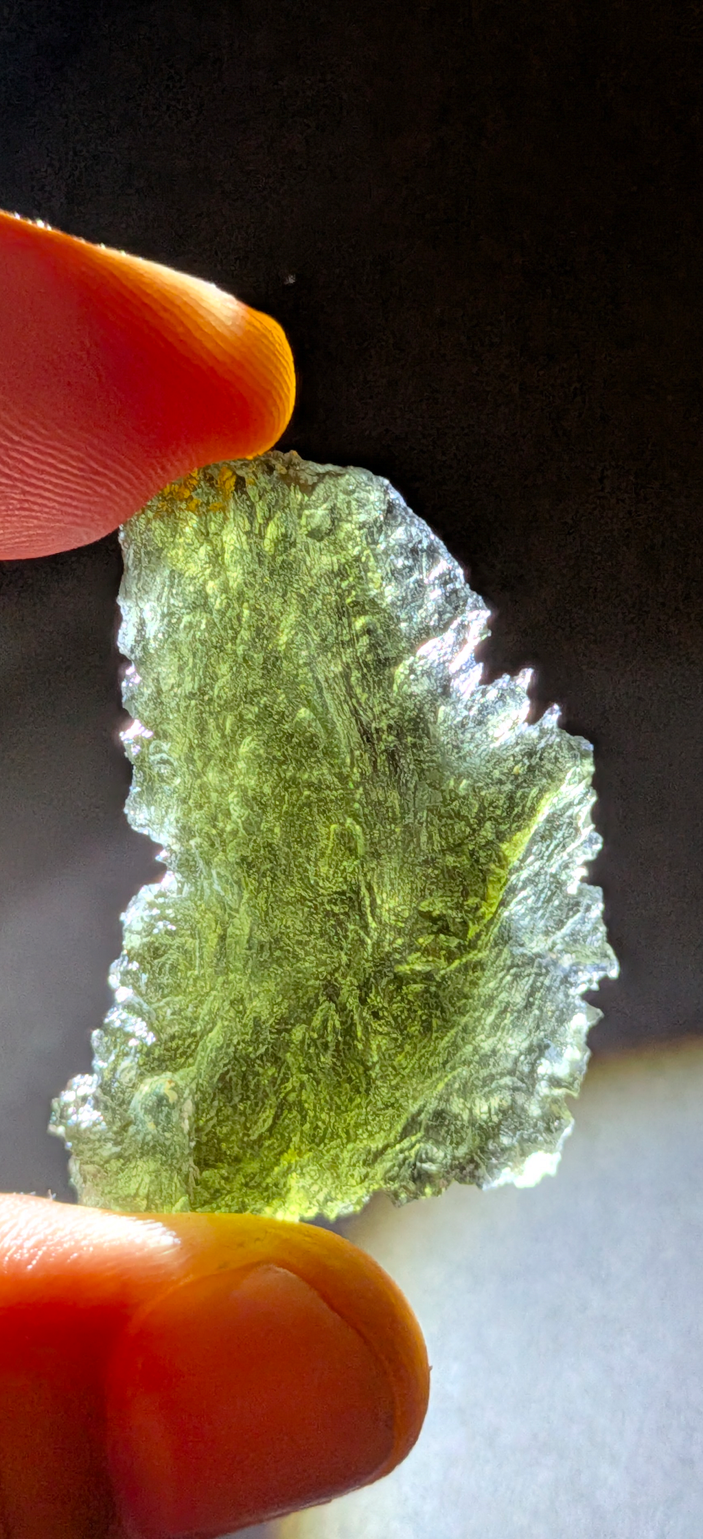 A+++ Grade Moldavite From Besednice - Stoh #130 - 11.47g