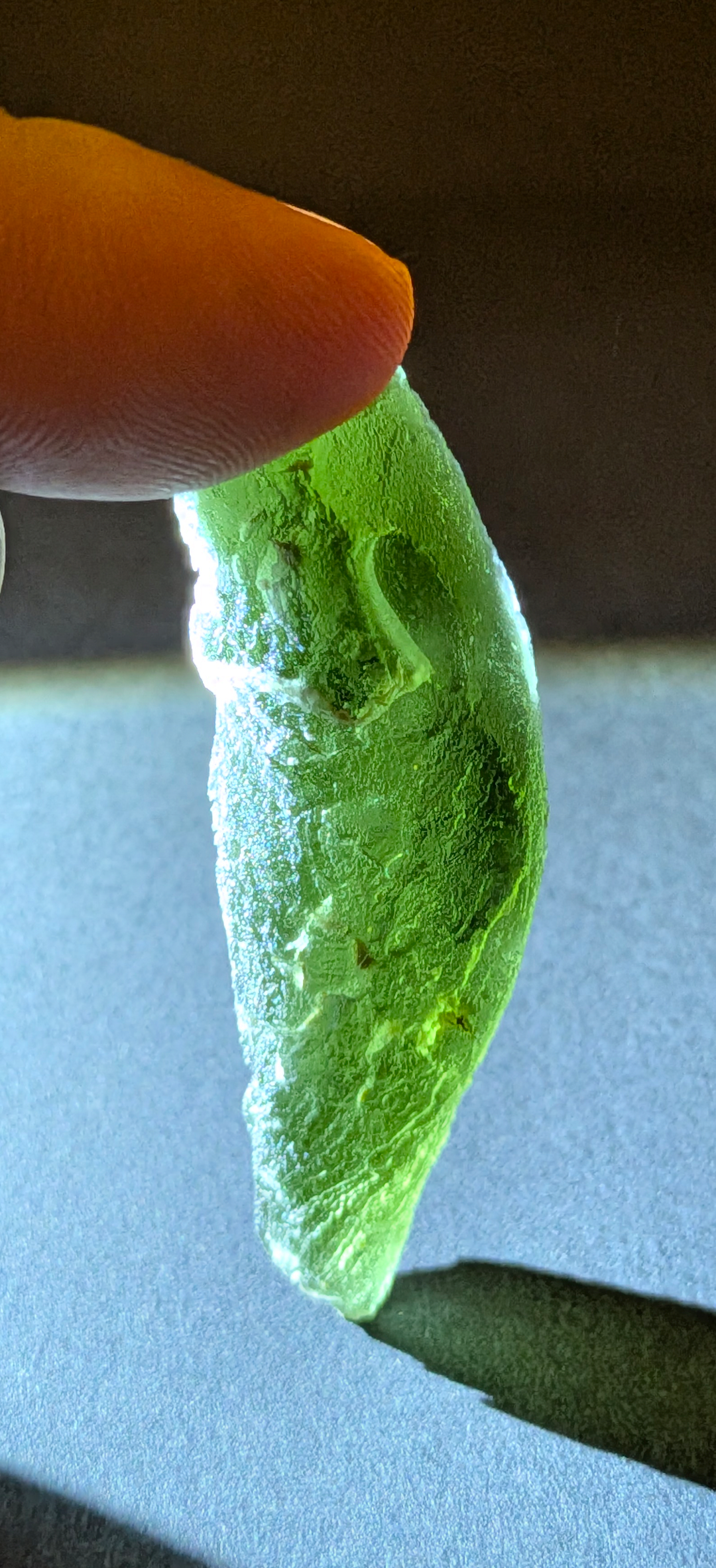 A+++ Grade Moldavite From Nesmen - Zahrada #132 - 13.00