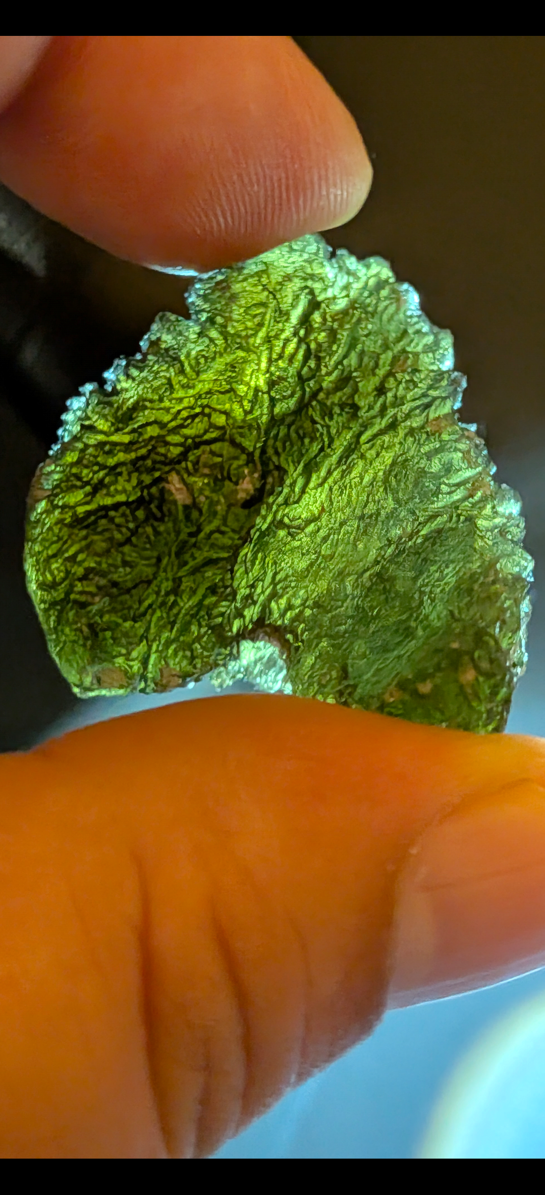 A+++ Grade Moldavite From Netrebice #134 - 14.65g