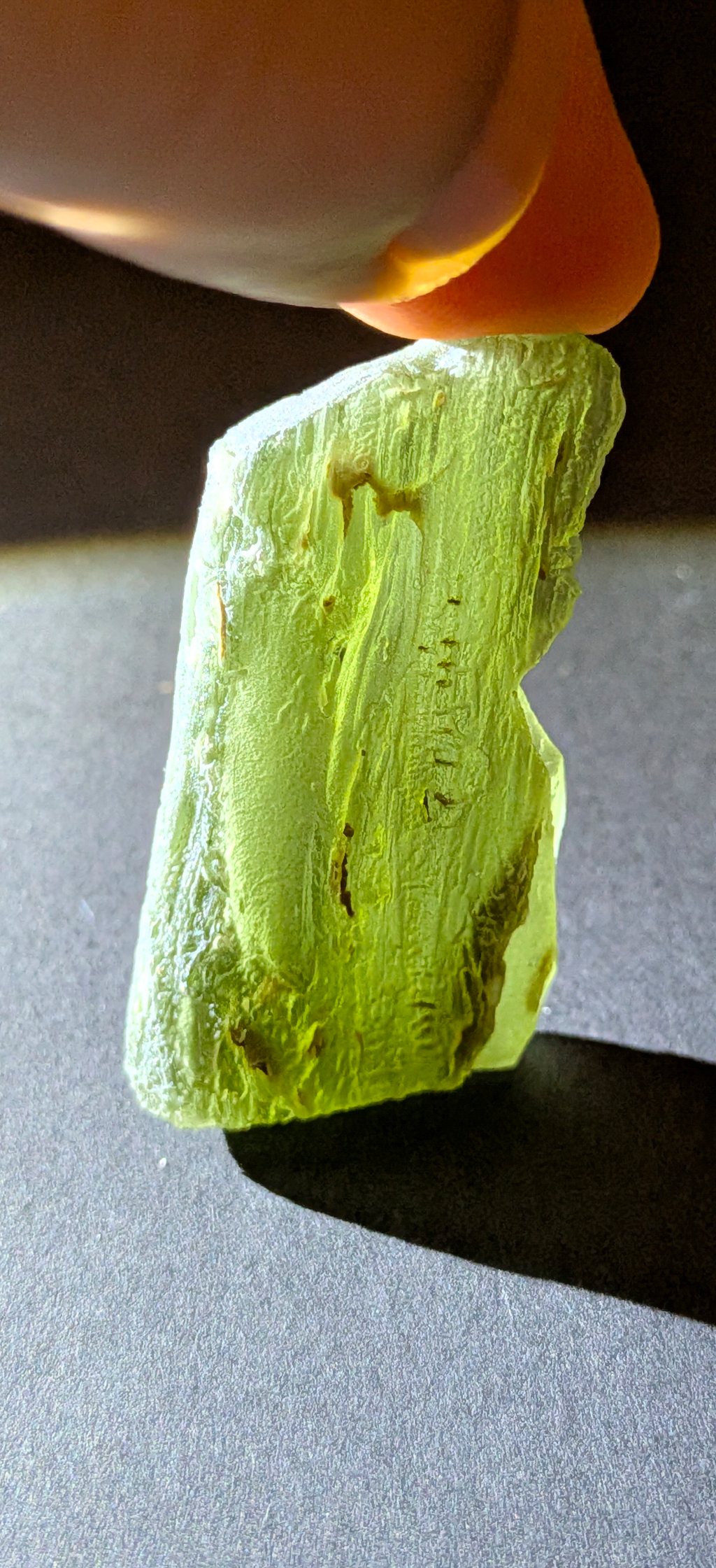 A++ Grade Moldavite From Nesmen - Zahrada #135 - 14.36g