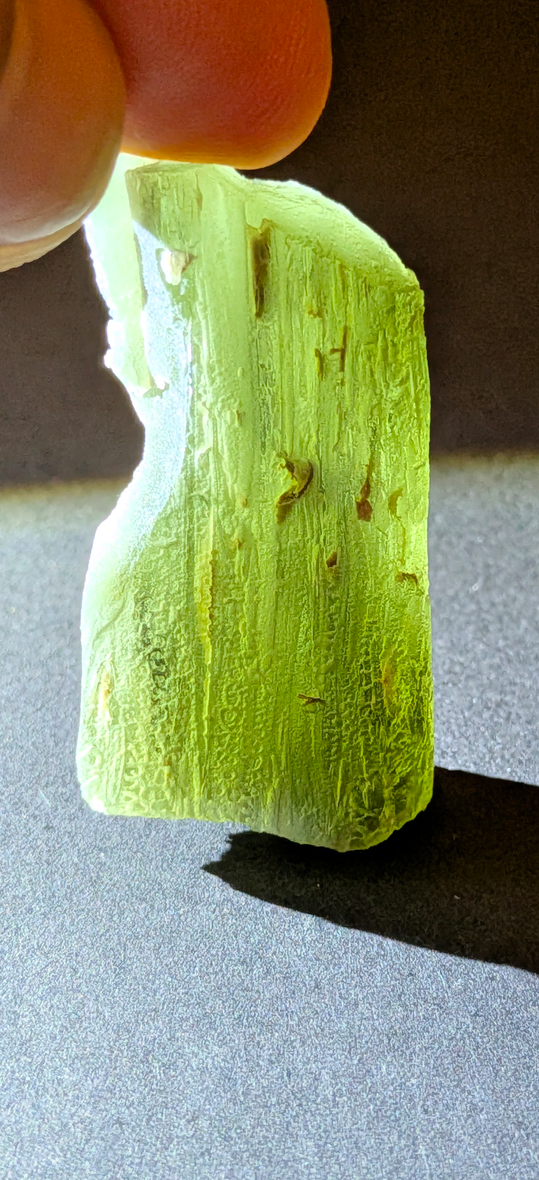 A++ Grade Moldavite From Nesmen - Zahrada #135 - 14.36g