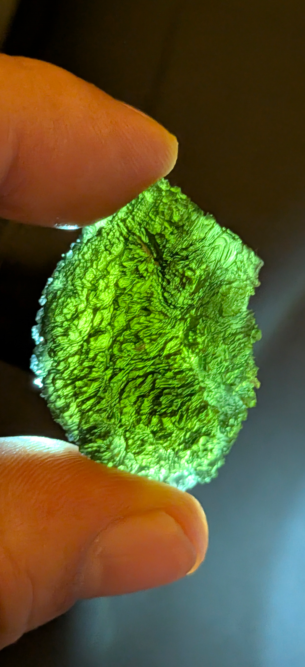 A+++ Grade Moldavite From Slavce-Adamek #139 - 16,35g