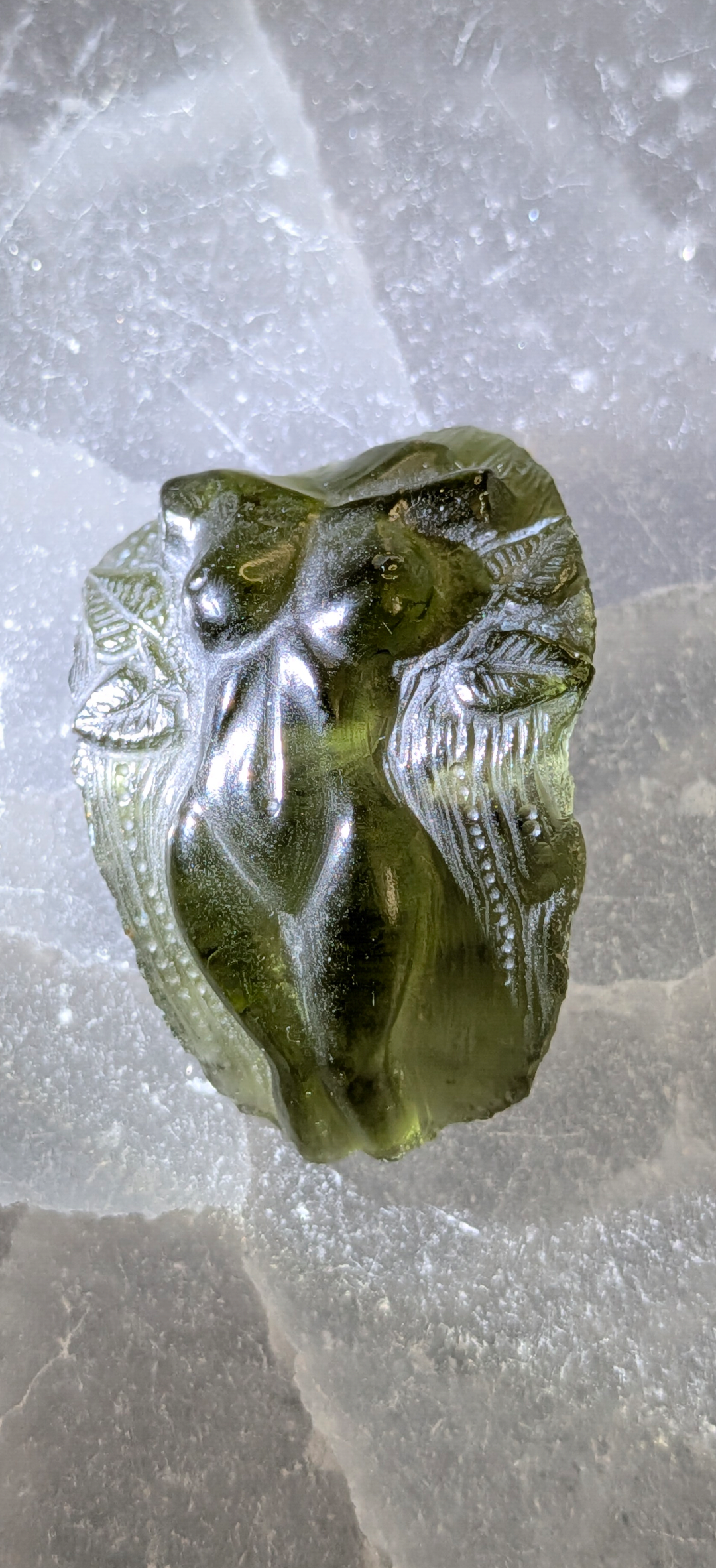 Moldavite Art-Glyptic - Aphrodite #74 - 8.47g