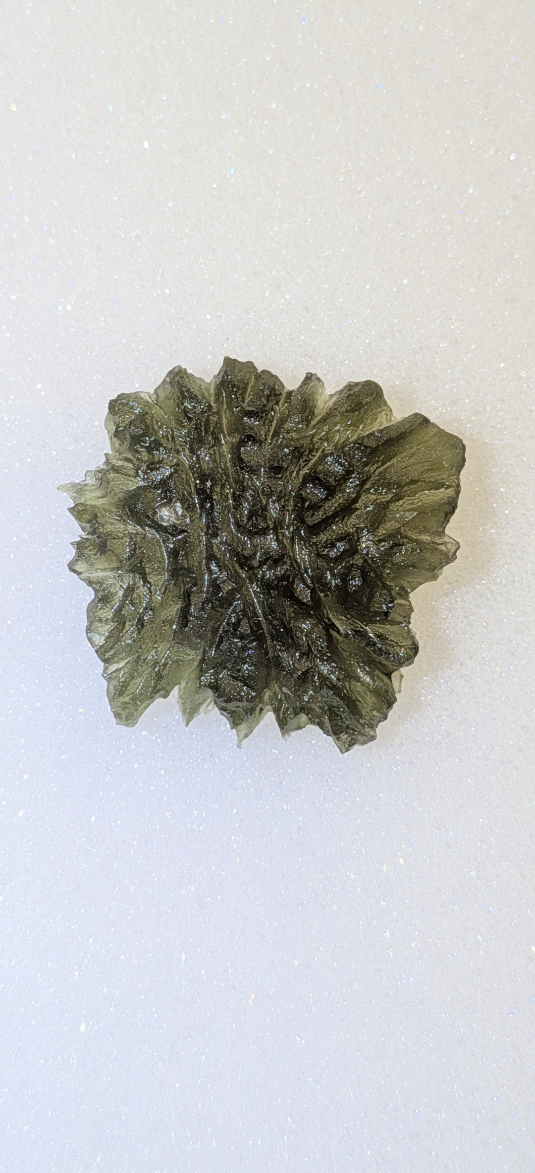 A+++ Grade Hedgehog Moldavite From Besednice - Jezkovna #122 - 6.85g