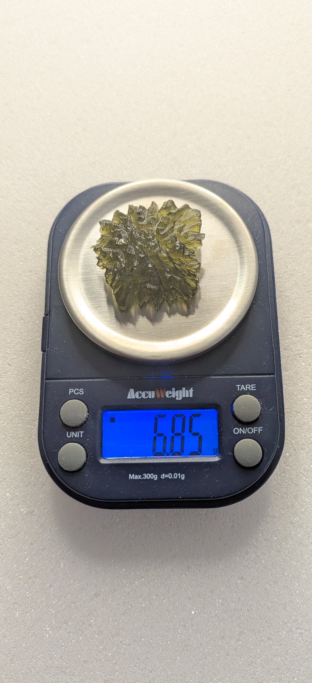 A+++ Grade Hedgehog Moldavite From Besednice - Jezkovna #122 - 6.85g