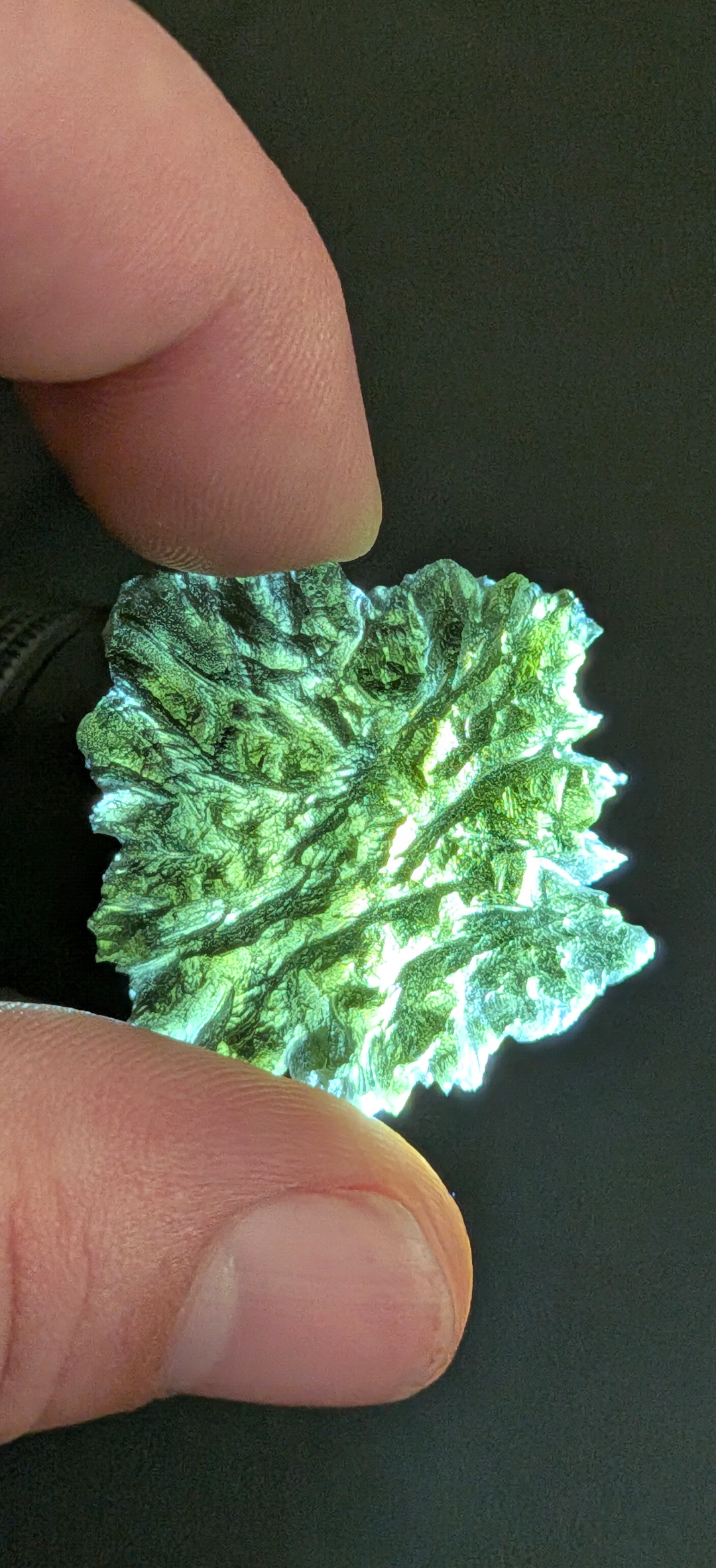 A+++ Grade Hedgehog Moldavite From Besednice - Jezkovna #122 - 6.85g