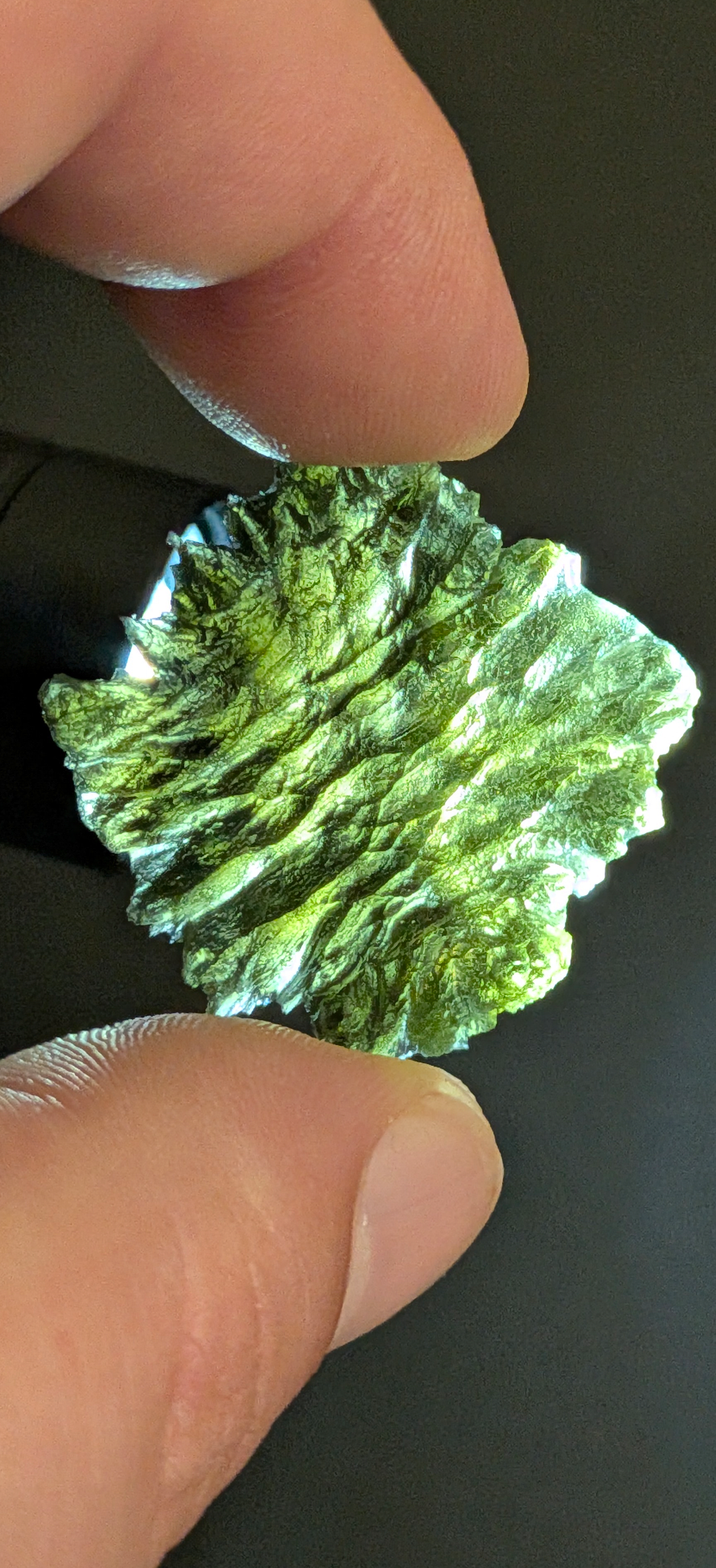 A+++ Grade Hedgehog Moldavite From Besednice - Jezkovna #122 - 6.85g