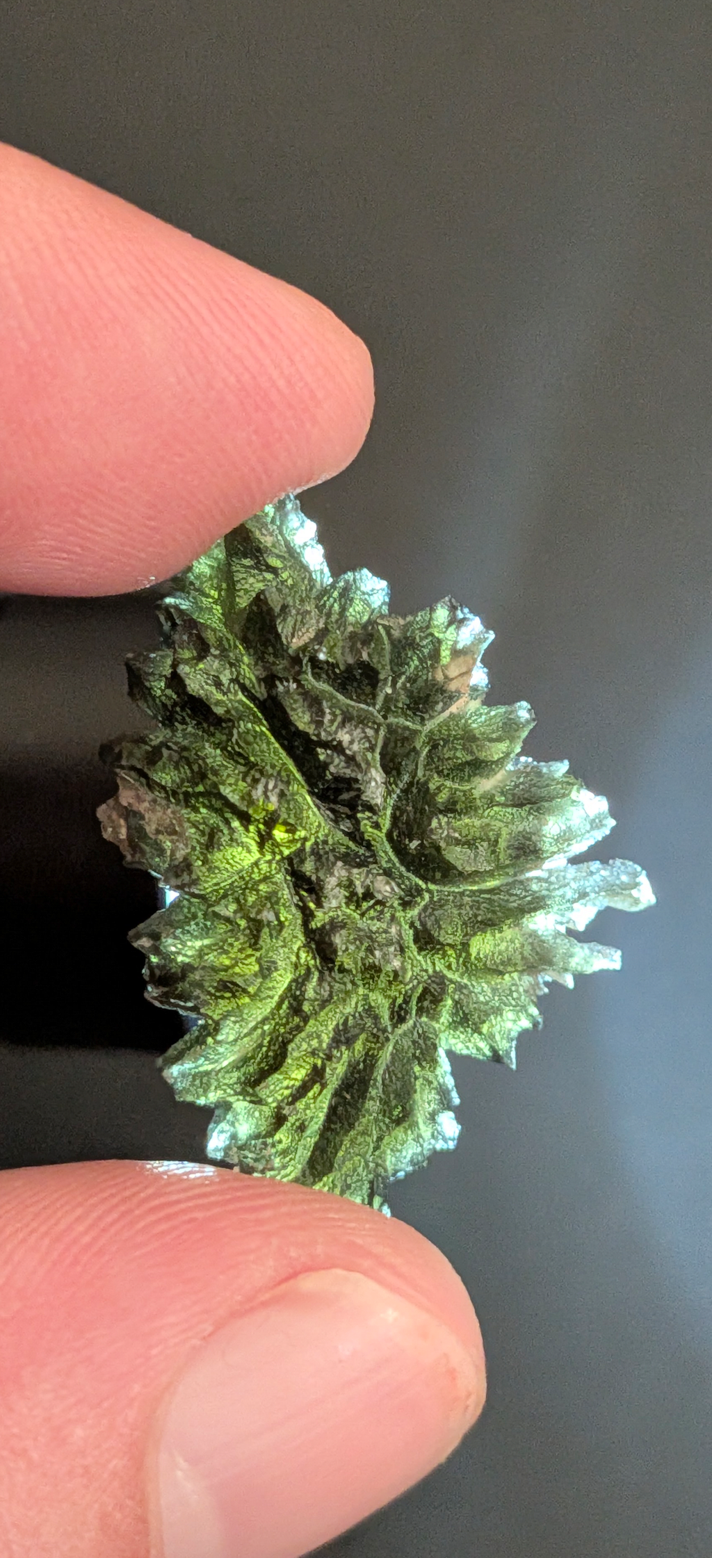 A+++ Grade Hedgehog Moldavite From Besednice - Jezkovna #144 - 5.32g