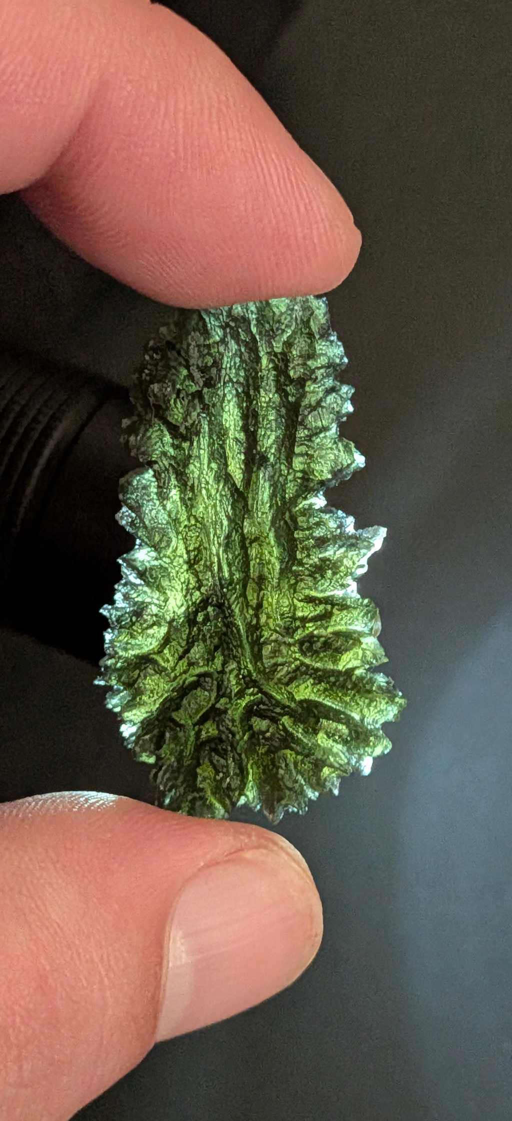 A+++ Grade Hedgehog Moldavite From Besednice - Jezkovna #145 - 8.66g