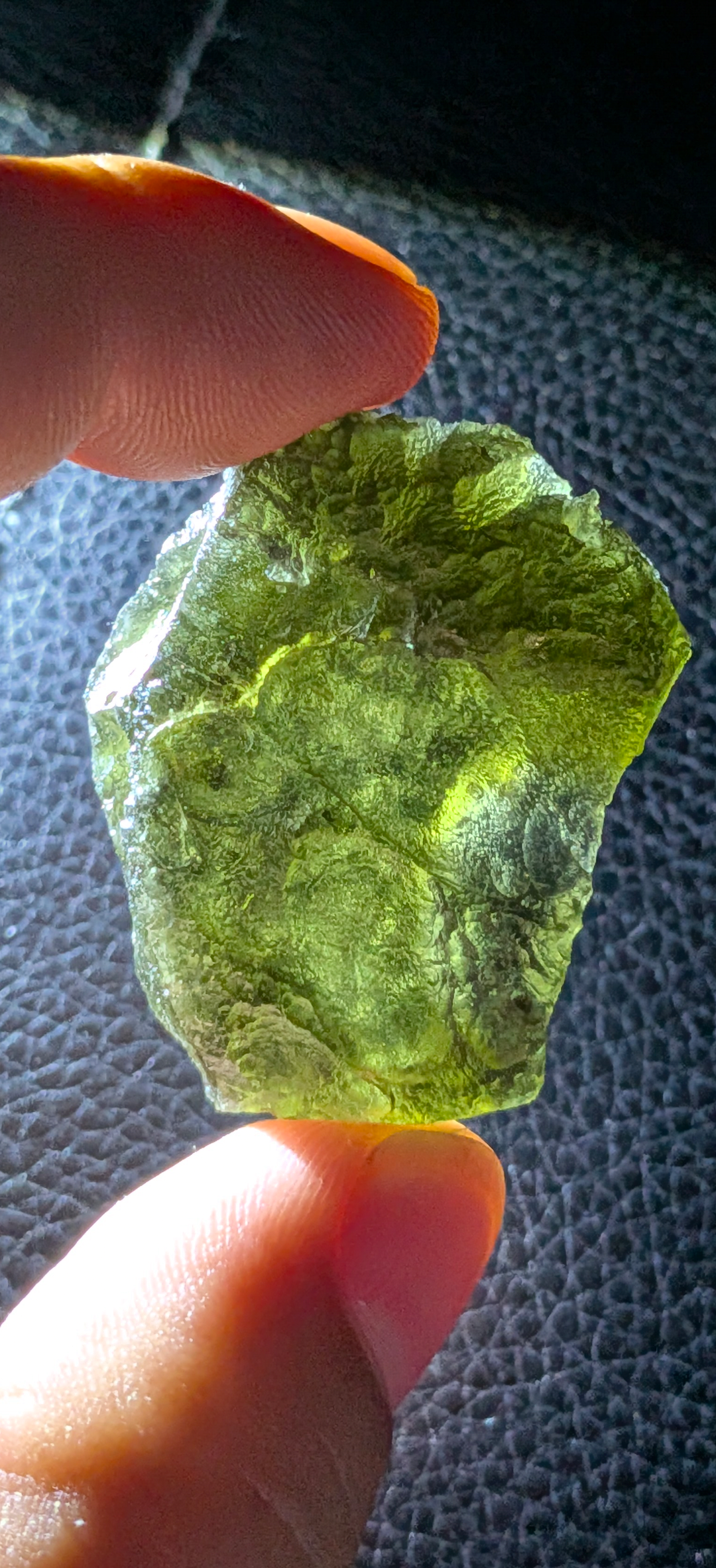 A+++ Grade Moldavite From Habri #141 - 14.94g